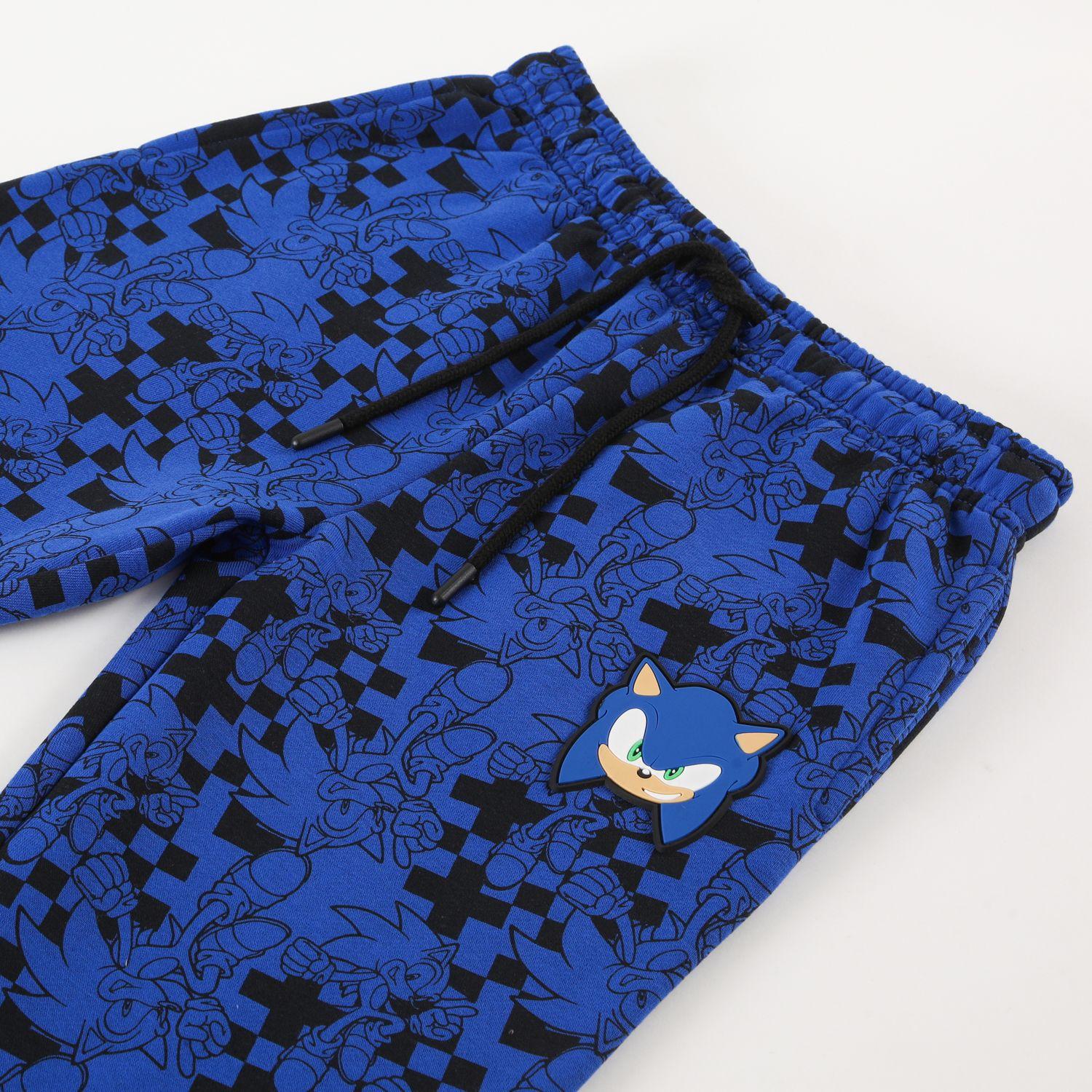 Pantalon De Buzo Niño Logo Azul Sonic-4