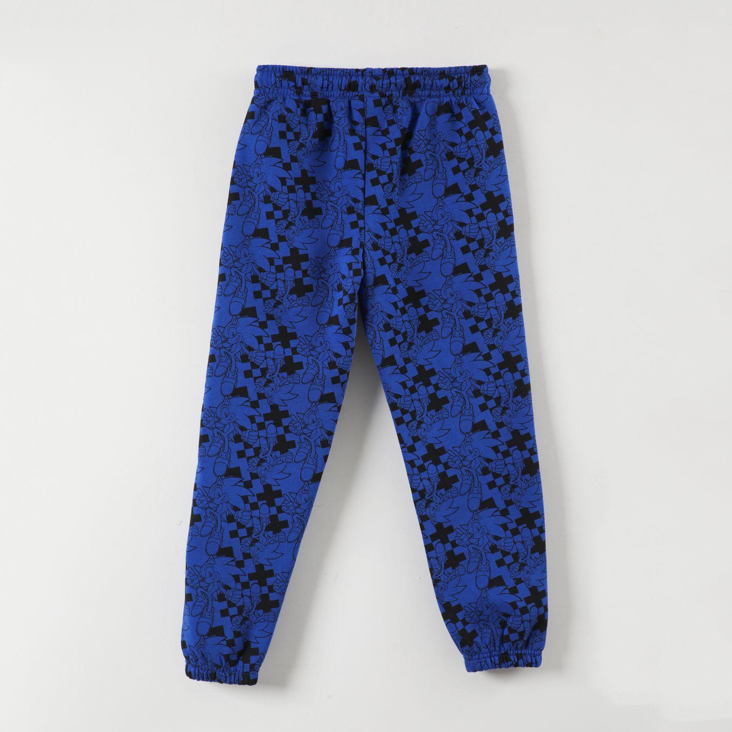 Pantalon De Buzo Niño Logo Azul Sonic-5