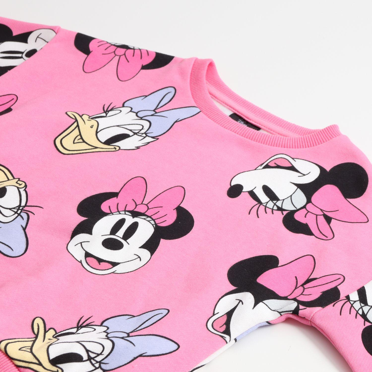 Conjunto Niña Print Friends Minnie Rosado Disney-2