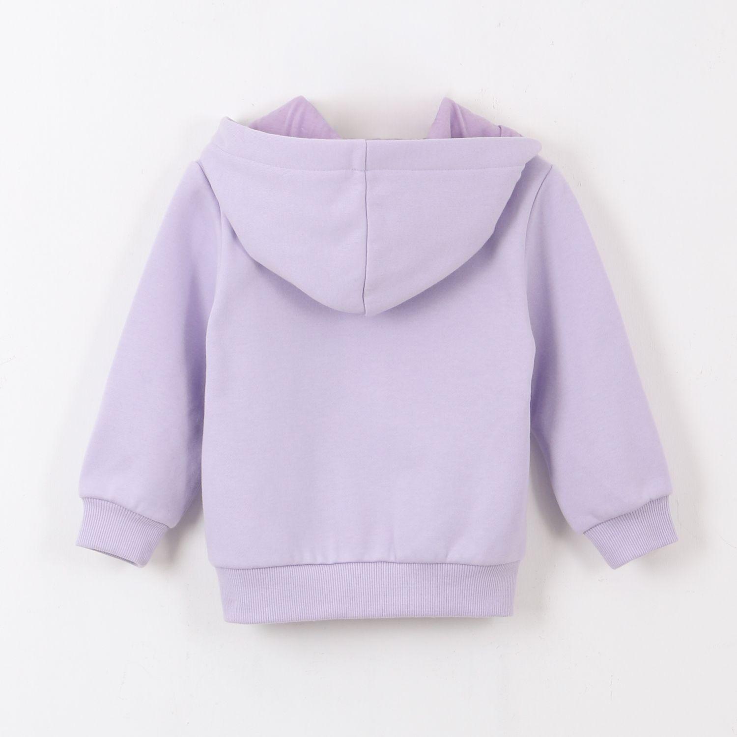 Polerón Cierre Niña Hoodie Everest & Skye Morado Paw Patrol-1