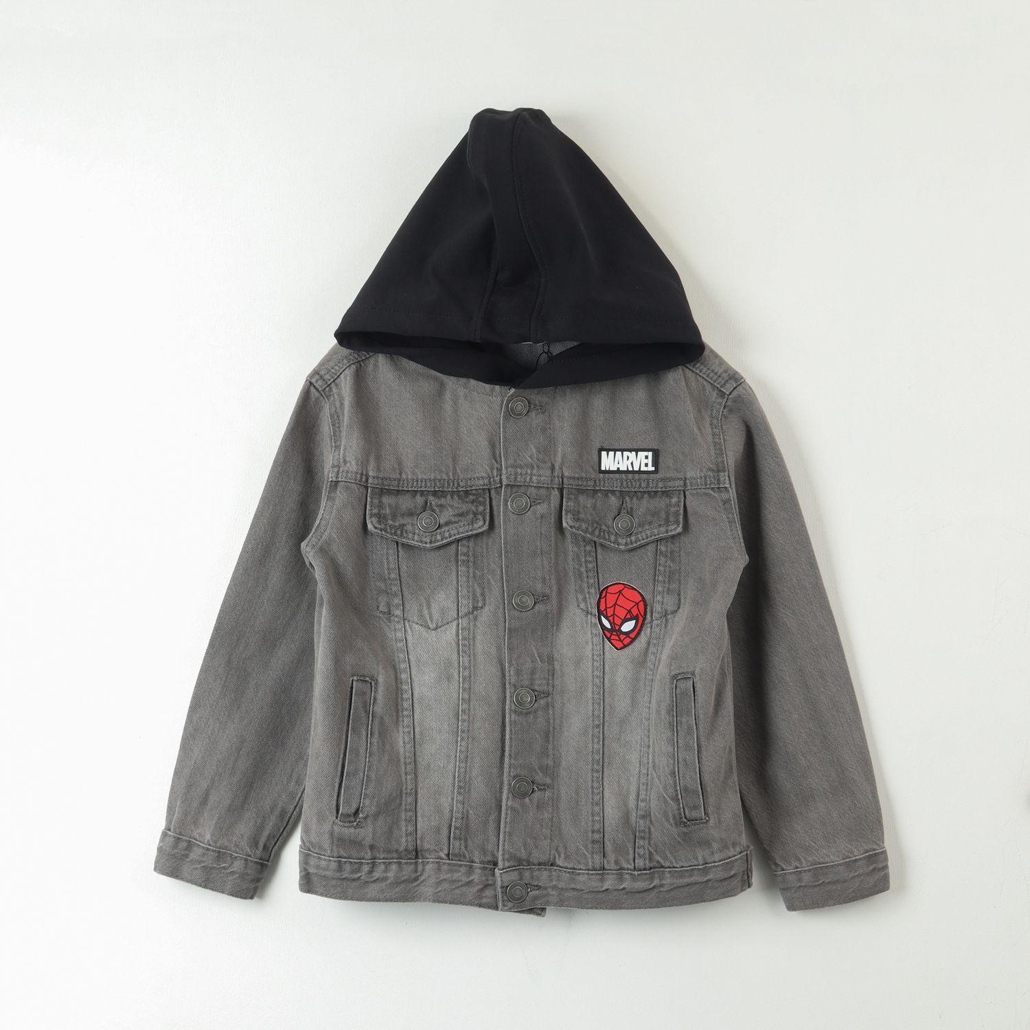Chaqueta Denim Niño Spiderman Espalda Azul Marvel-0