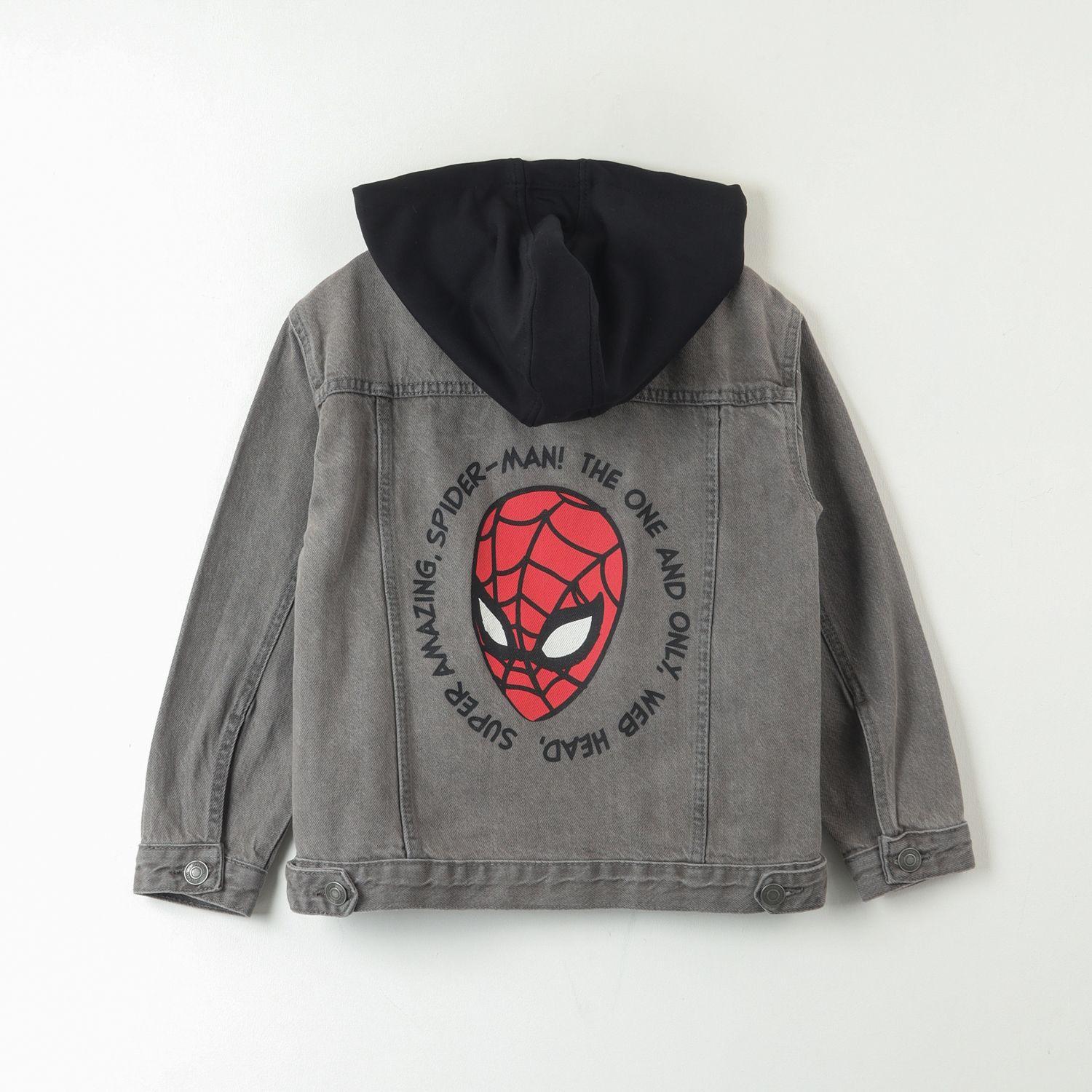 Chaqueta Denim Niño Spiderman Espalda Azul Marvel-2