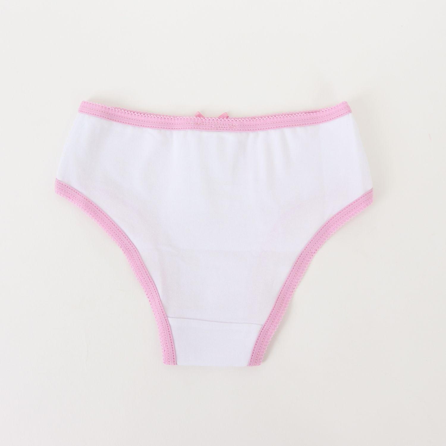 Tripack Calzón Niña Blanco Full Print Flores Bluey-6