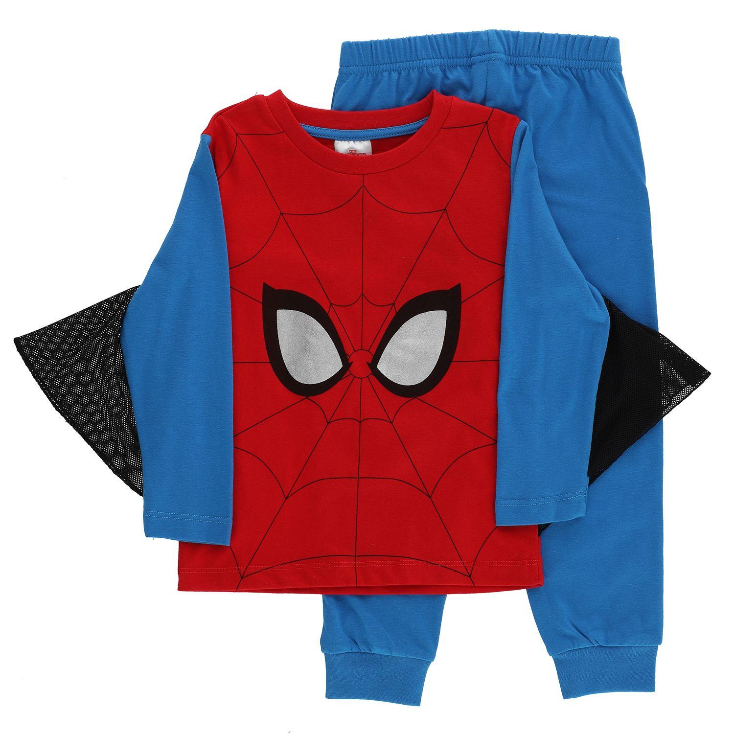 Pijama Disfraz Niño Spiderman Rojo Marvel-3