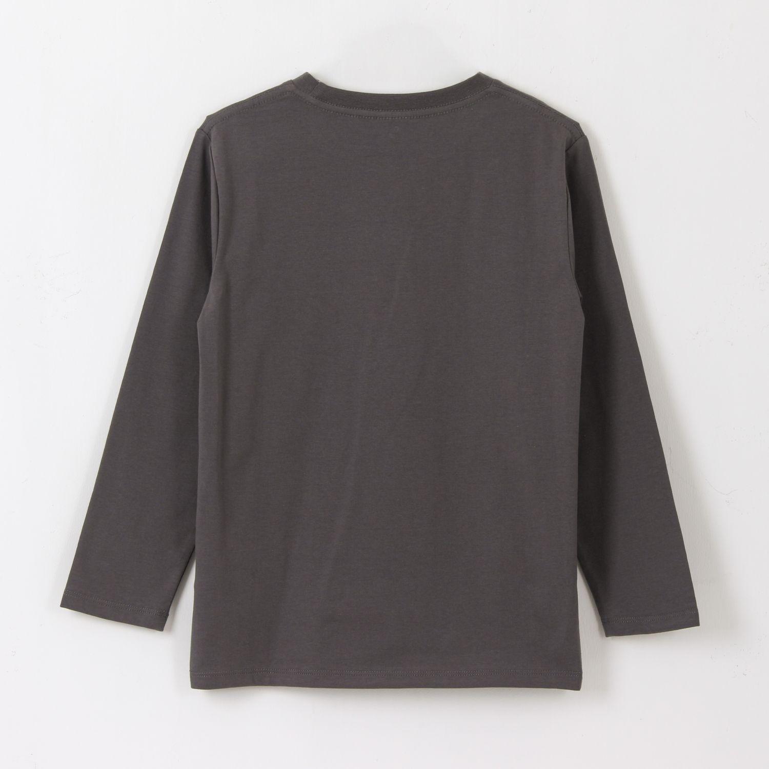 Polera Manga Larga Niño Spiderman Pose Gris Marvel-1