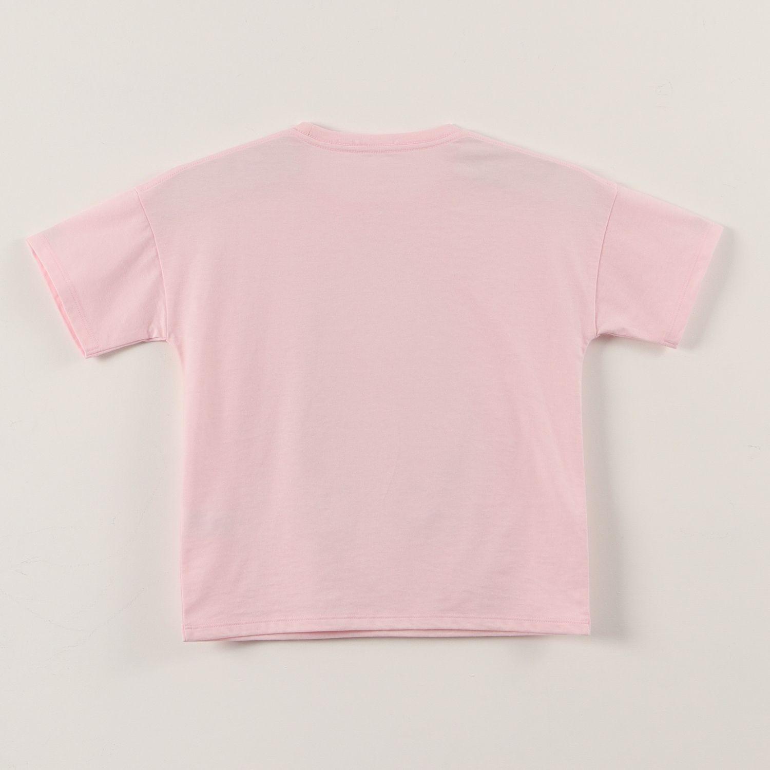 Polera Manga Corta Blanca Nieves Niña Princesas Rosado Disney-2