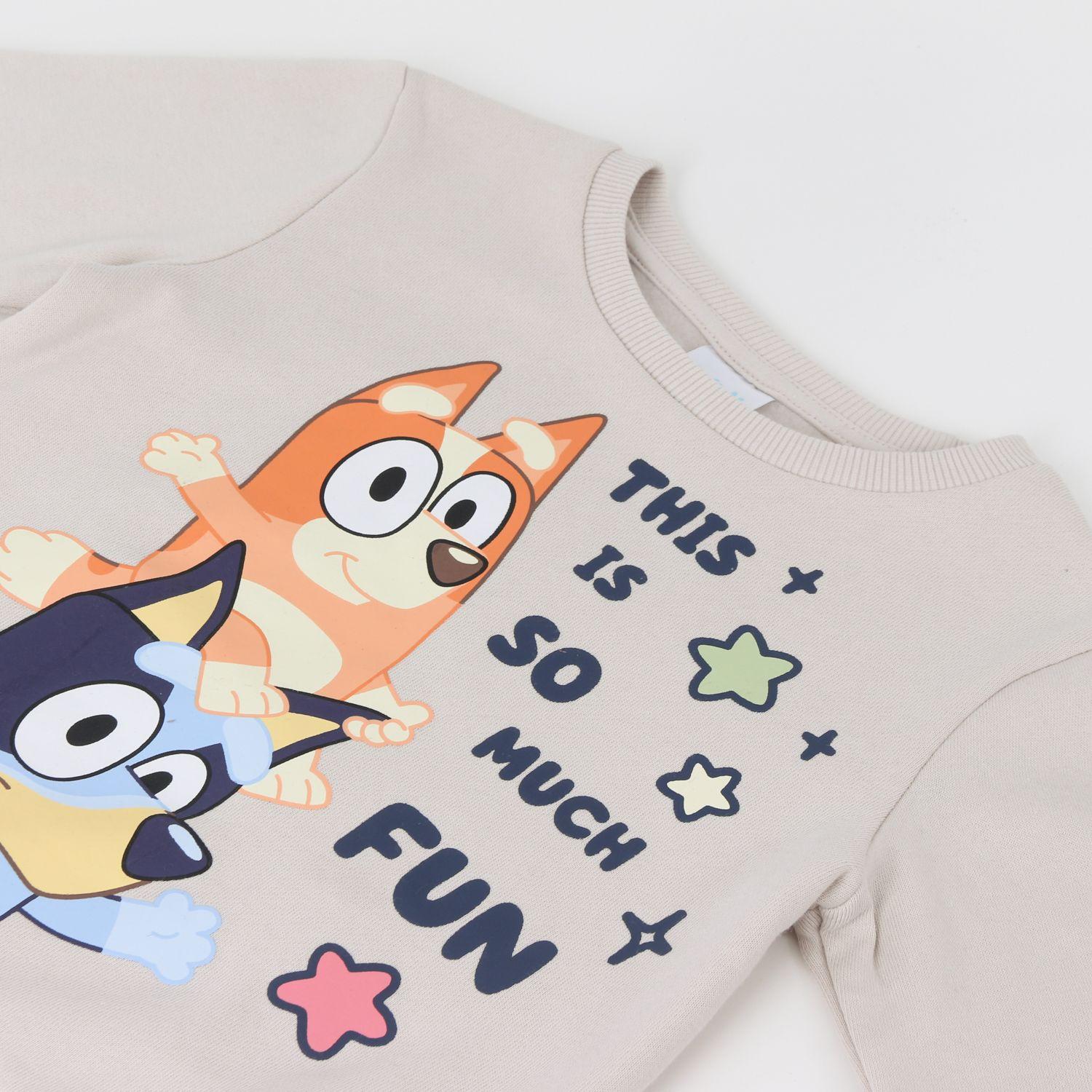 Conjunto Buzo Niño Fun Beige Bingo & Bluey-2
