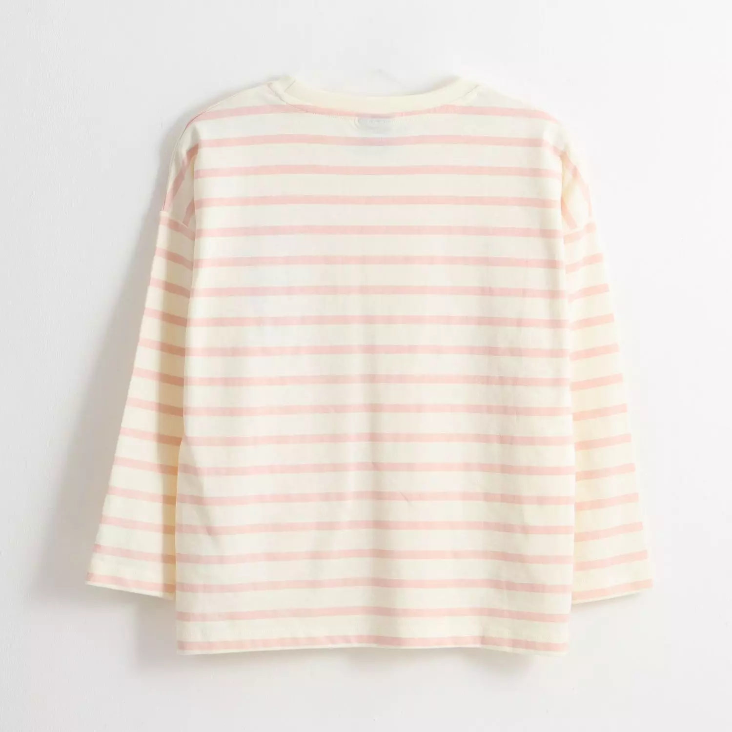 Polera Manga Larga Niña Rayas Minnie Mouse Blanco Disney-1