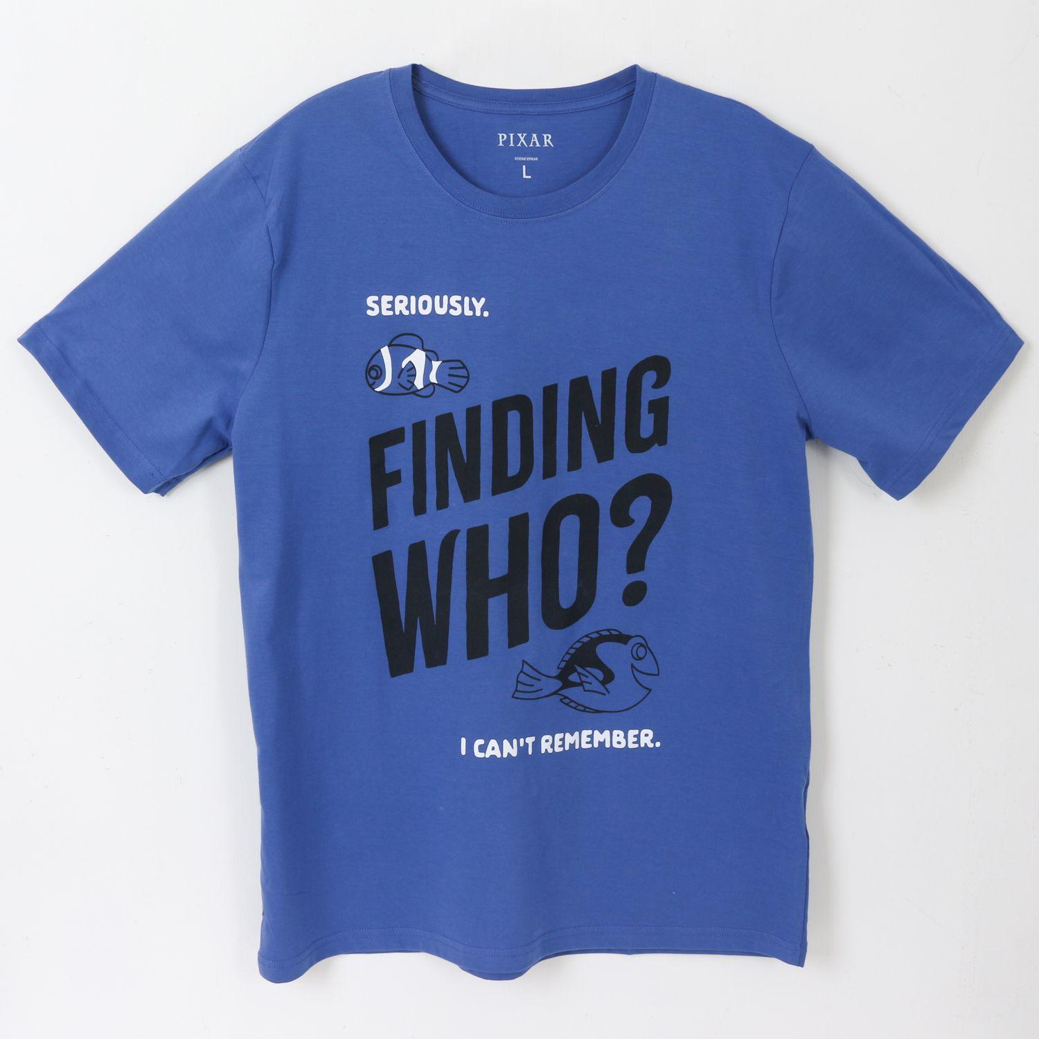 Polera Manga Corta Adulto Azul Doris Pixar Disney-0