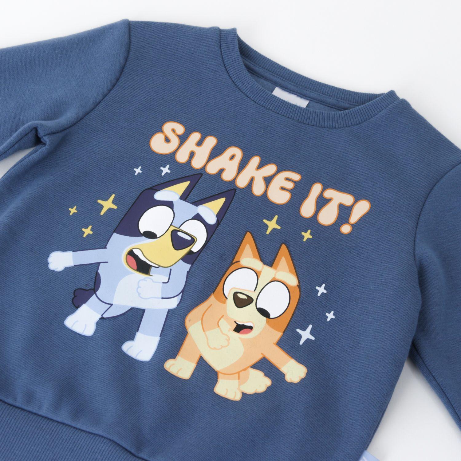Conjunto Buzo Niño Shake it Azul Bingo & Bluey-2