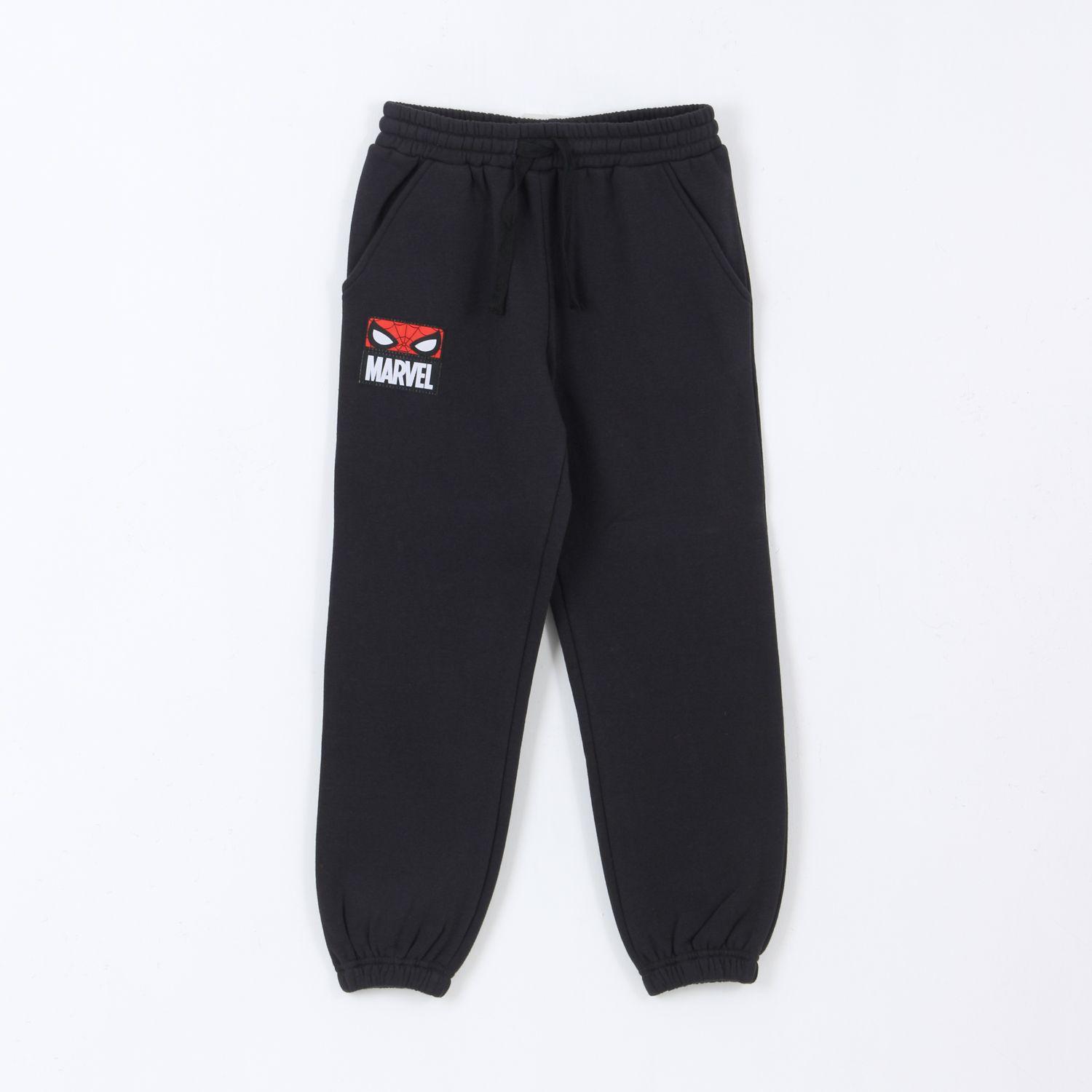 Pantalón de Buzo Spiderman Negro Marvel-0