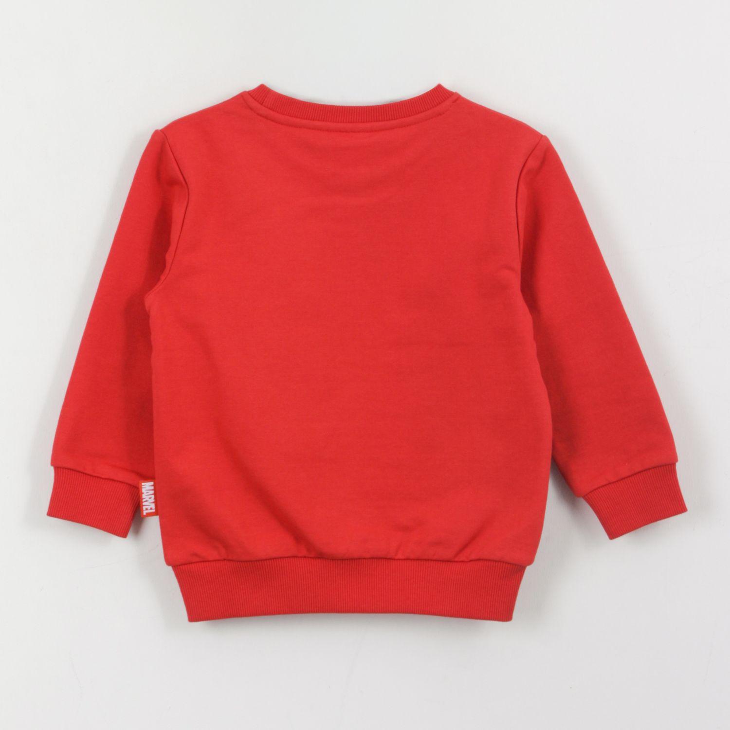 Poleron Cerrado Niño Rojo Webbed Wonder Spiderman Marvel-1