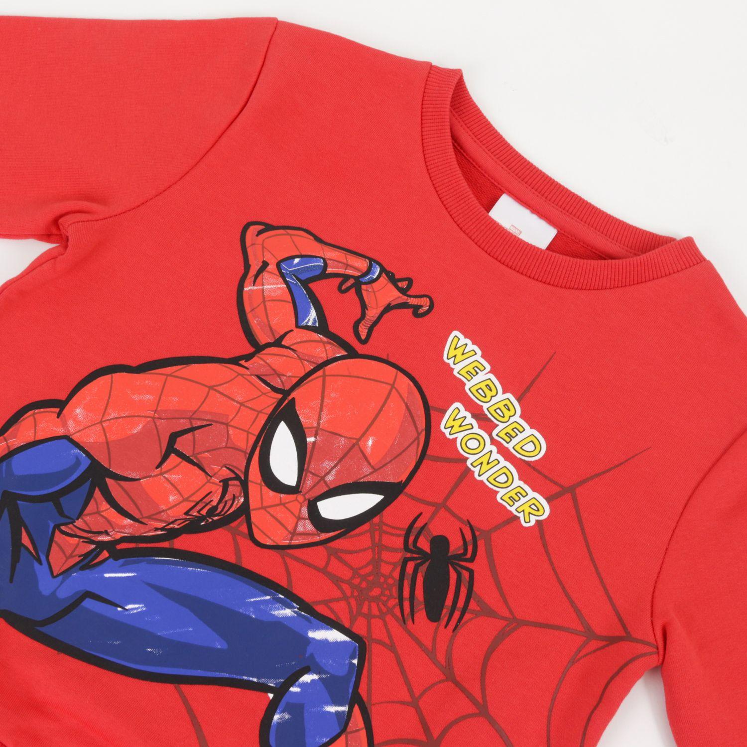 Poleron Cerrado Niño Rojo Webbed Wonder Spiderman Marvel-2