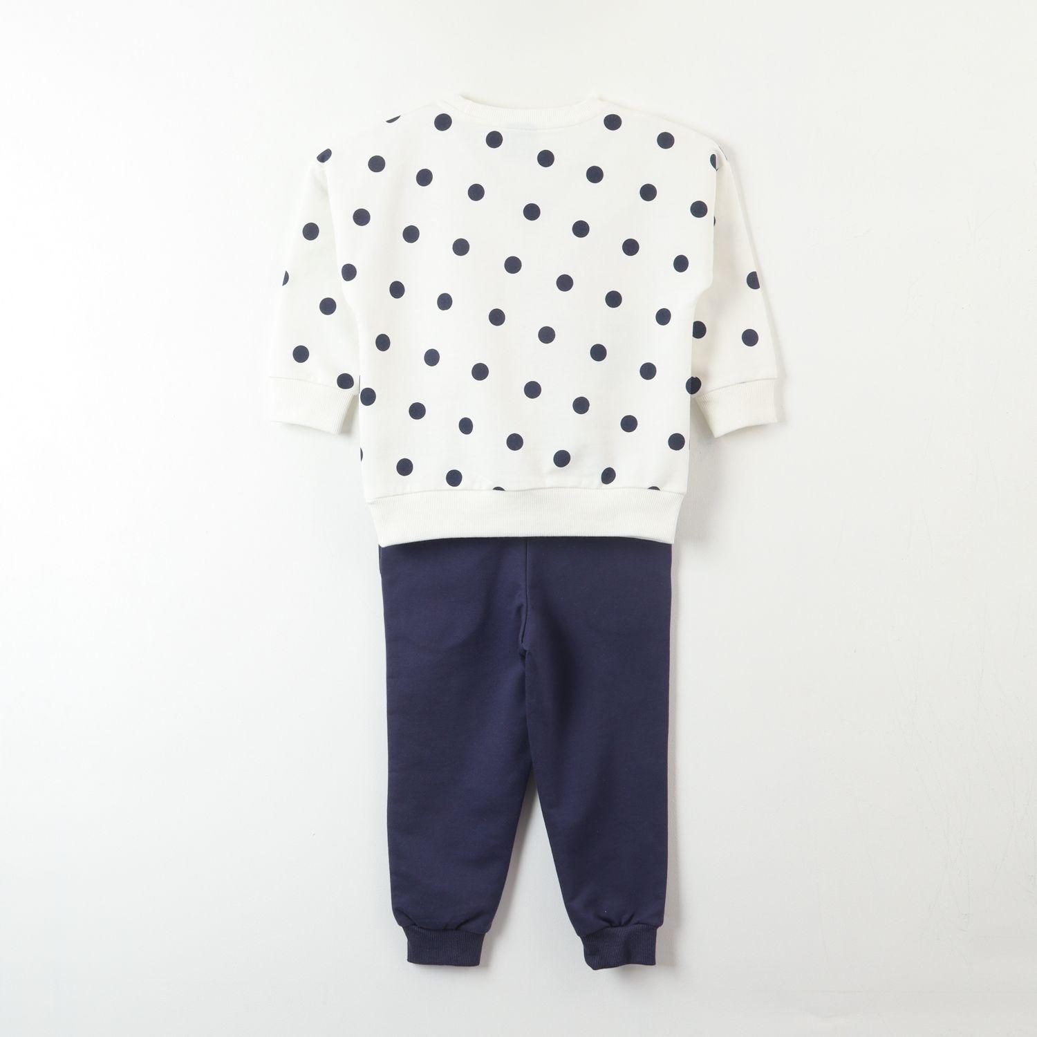 Conjunto Buzo Niña Minnie Puntos Beige Disney-3