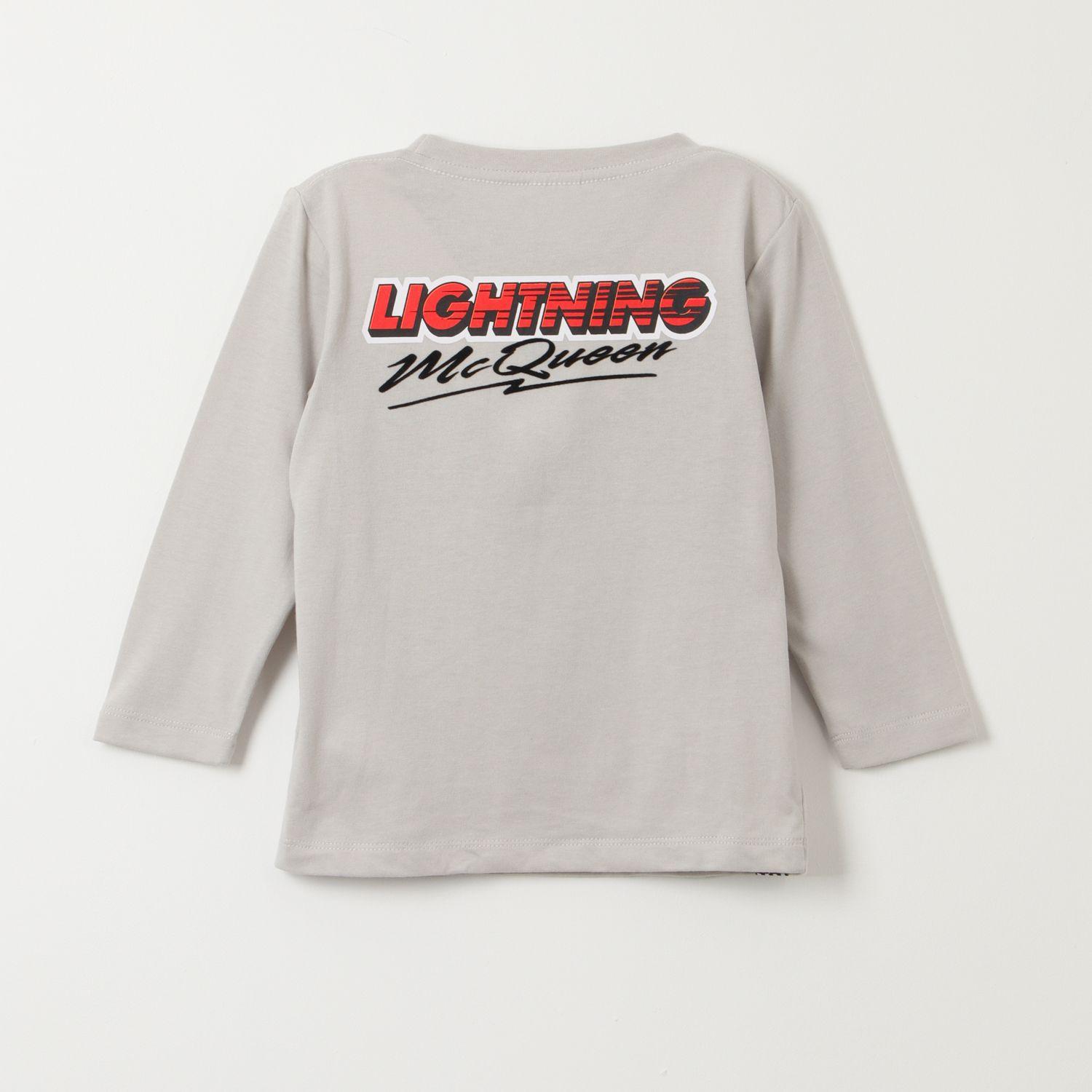 Polera Manga Larga Niño Cars Piston Cup Beige Disney-2