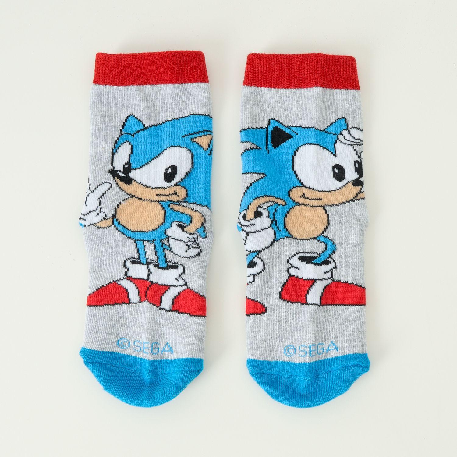 Bipack Calcetines Niño Lineal Azul Shadow Y Sonic-5