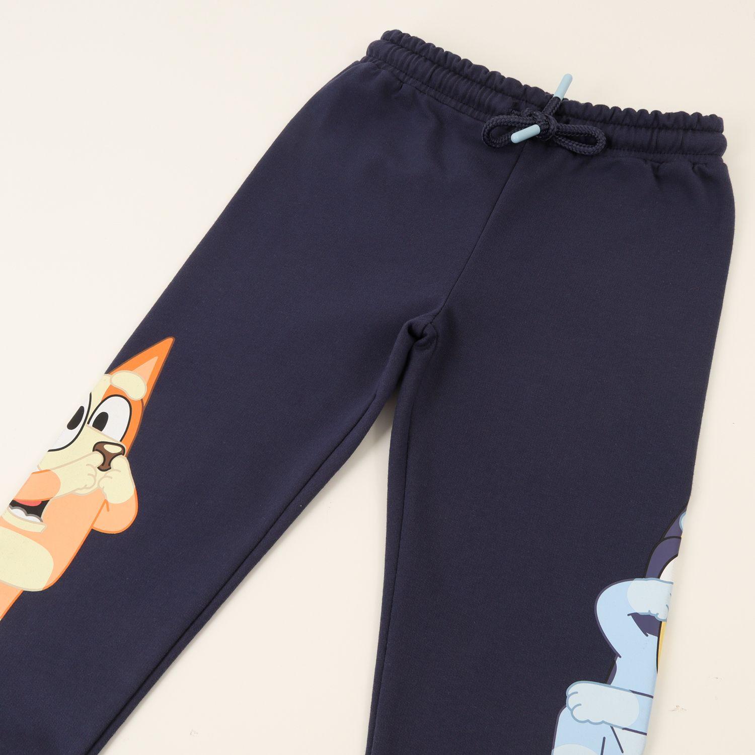 Pantalon De Buzo Niño Funny Azul Bingo Y Bluey-1