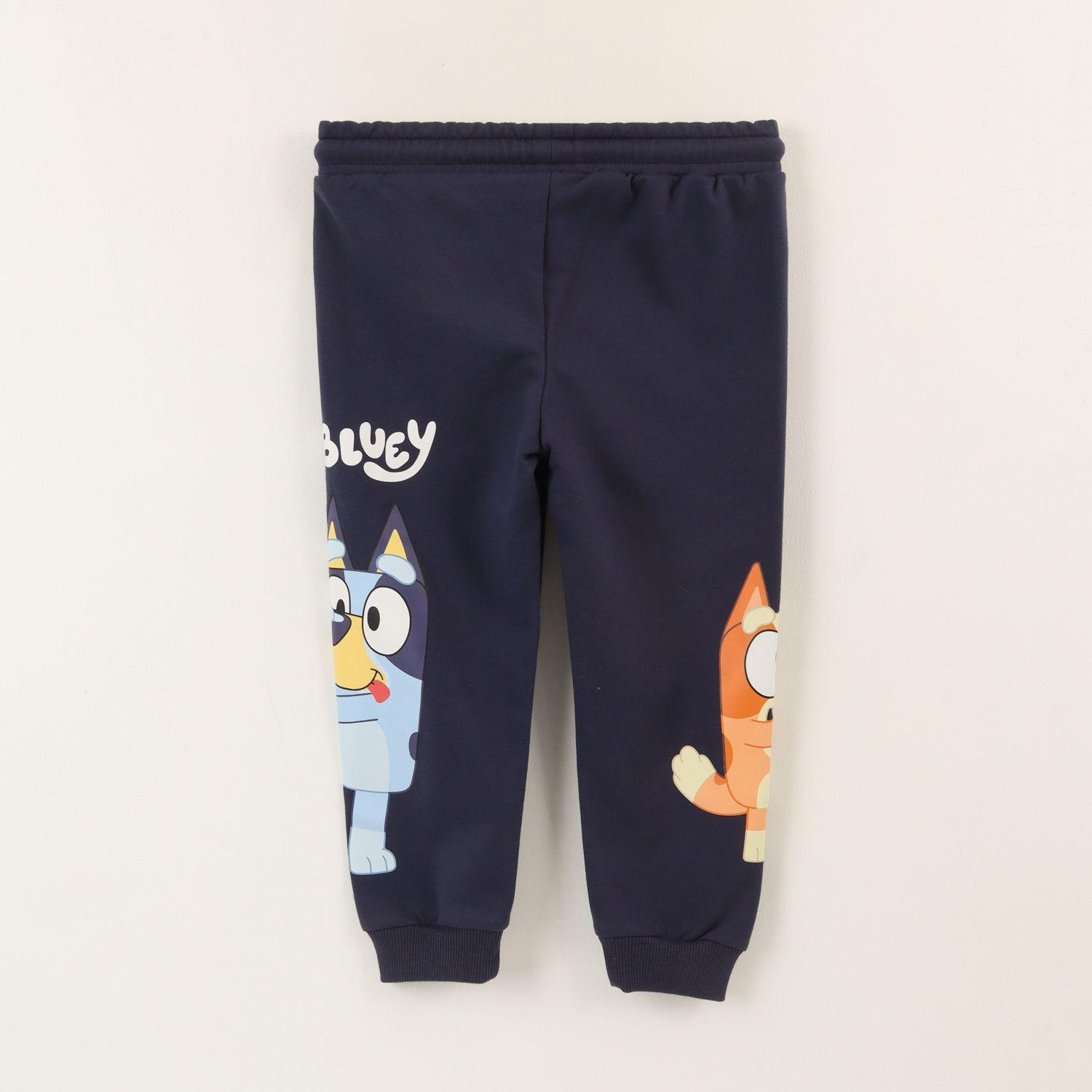 Pantalon De Buzo Niño Funny Azul Bingo Y Bluey-2