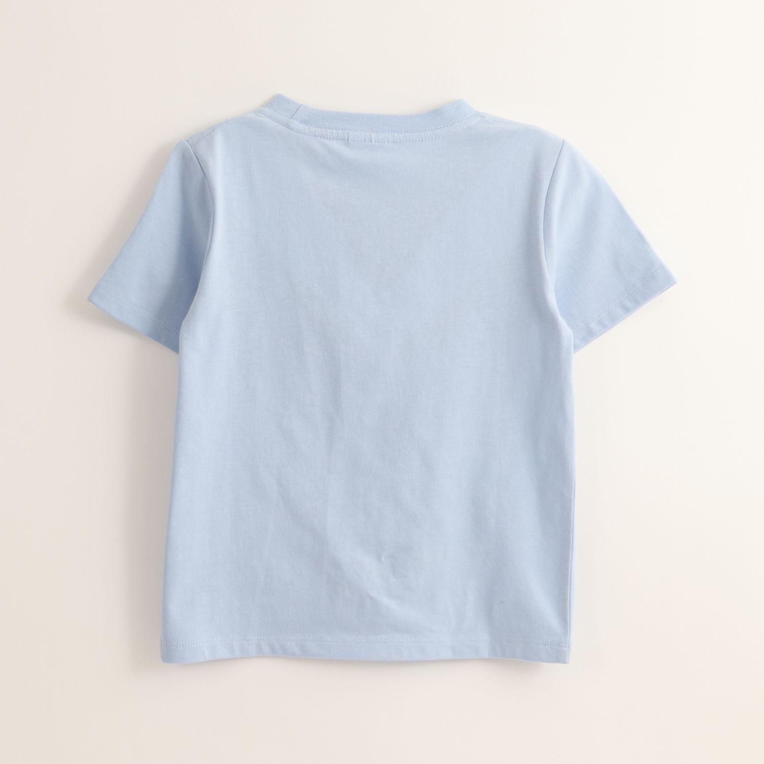 Polera Manga Corta Niño Rubble Chase Marshal Azul Paw Patrol-2