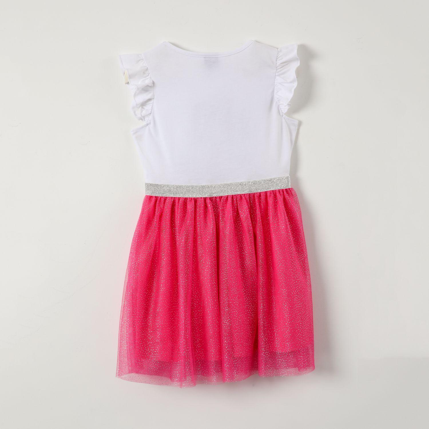 Vestido Niña Guiño Minnie Blanco Disney-1