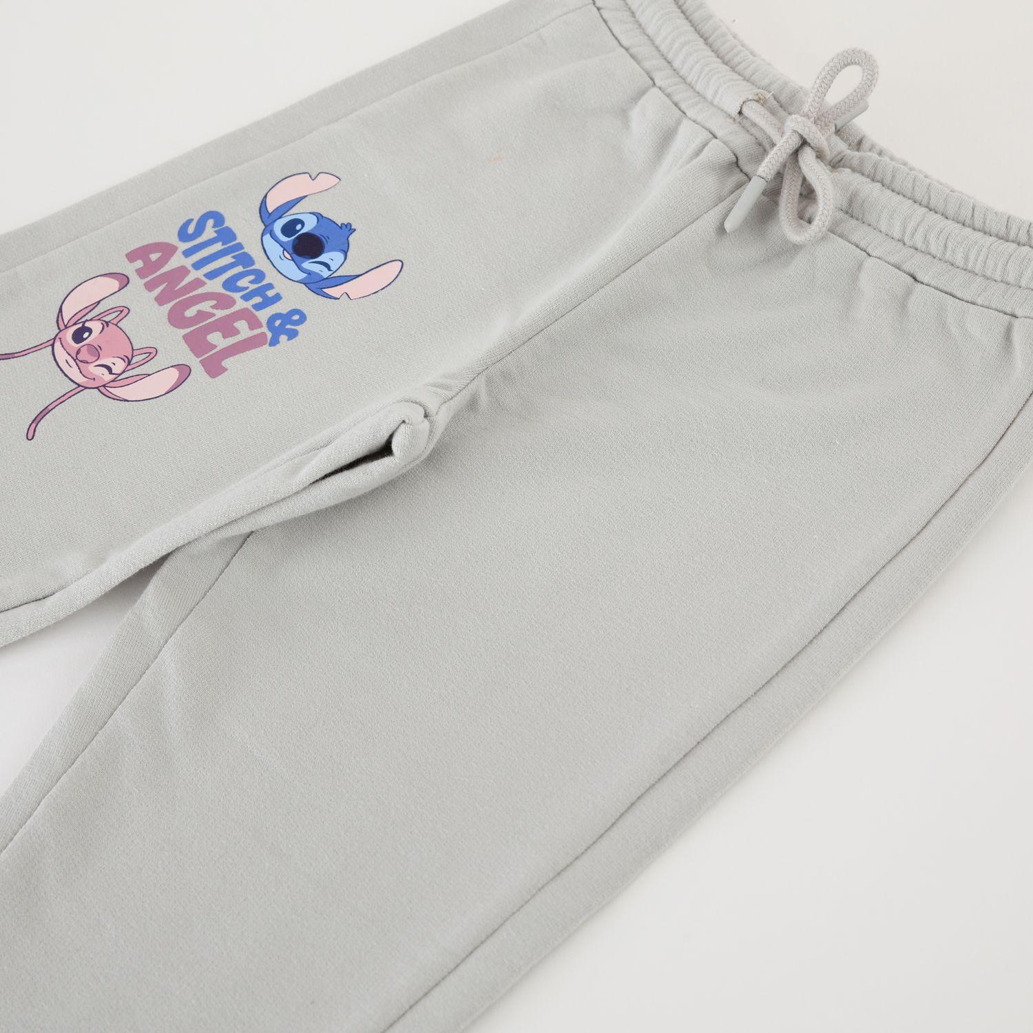 Conjunto Buzo Niña Stitch & Angel Disney Rosado-3