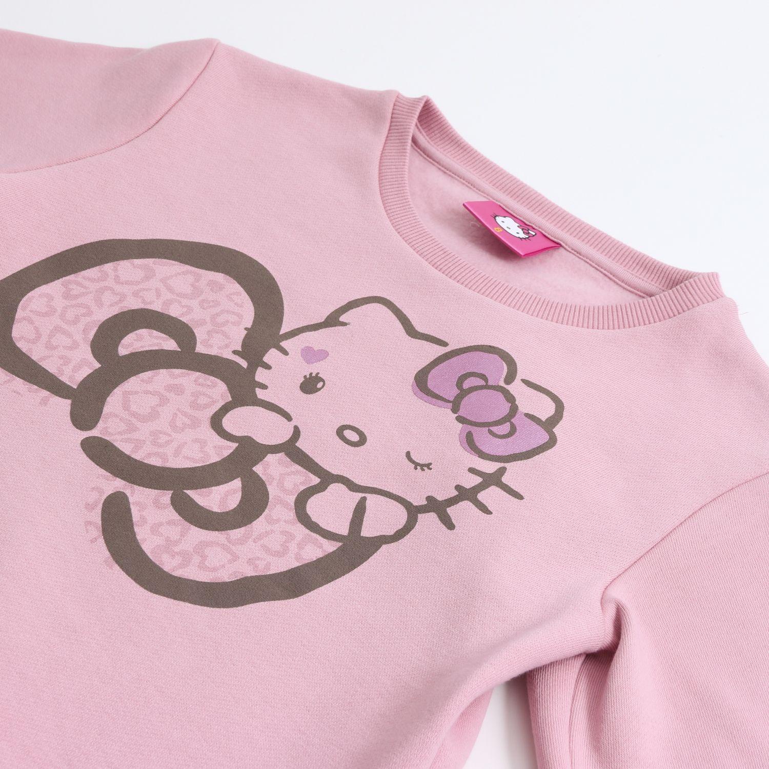 Conjunto Buzo Niña Moño Rosado Hello Kitty-2