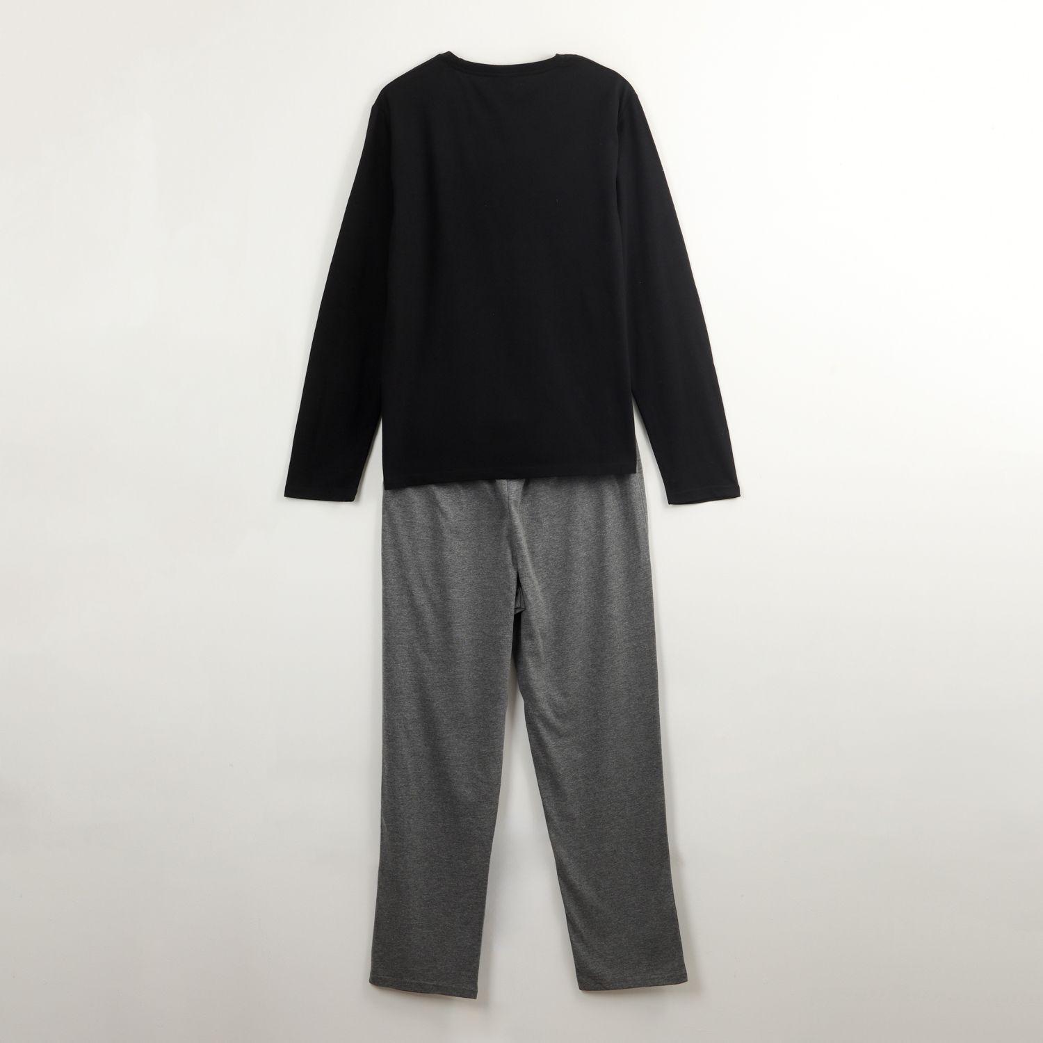 Conjunto Pijama  Hombre Dirt Cheap Negro Acdc-3
