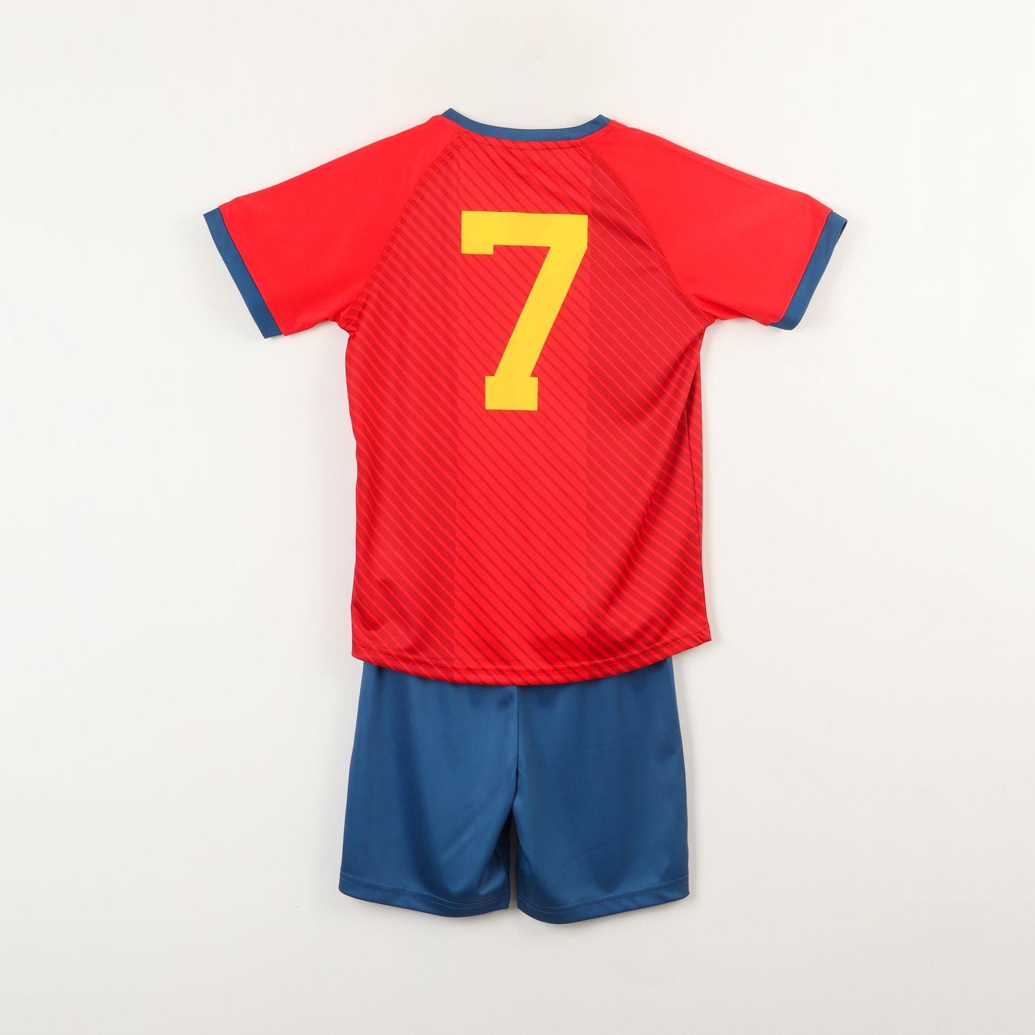 Conjunto Niño Avengers Futbol Rojo Marvel-3