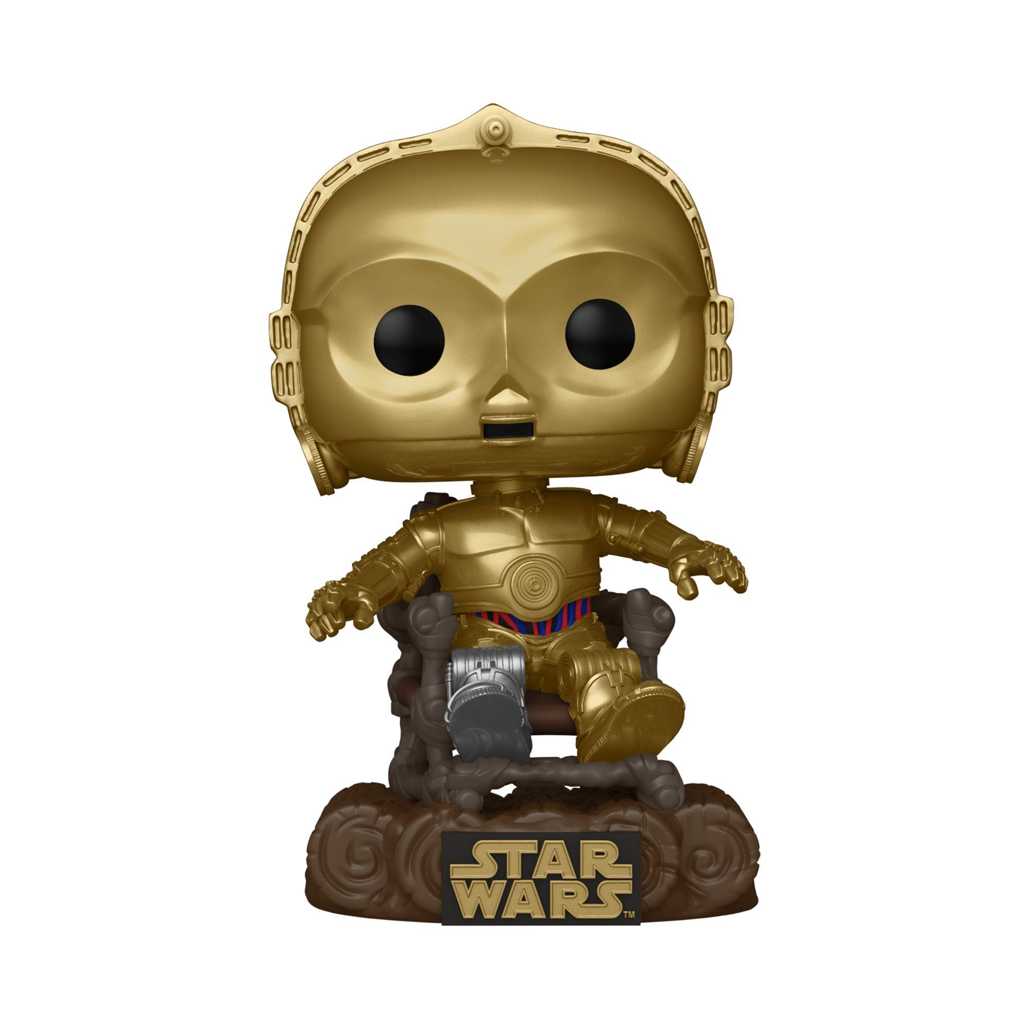 Funko Pop Star Wars C-3P0 en Silla - 609-0