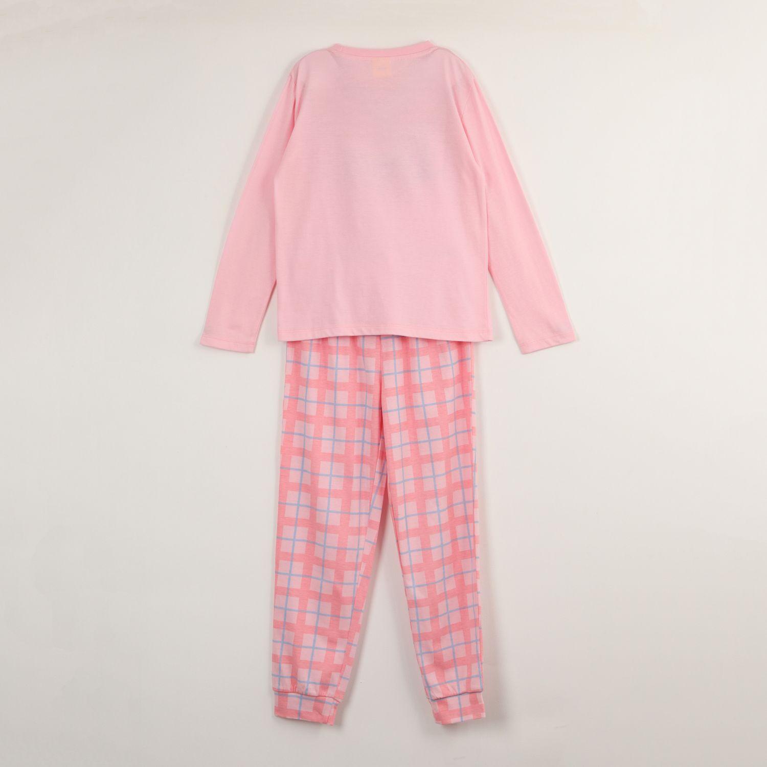 Conjunto Pijama Niña Lilo & Stitch  Head Rosado Disney-3