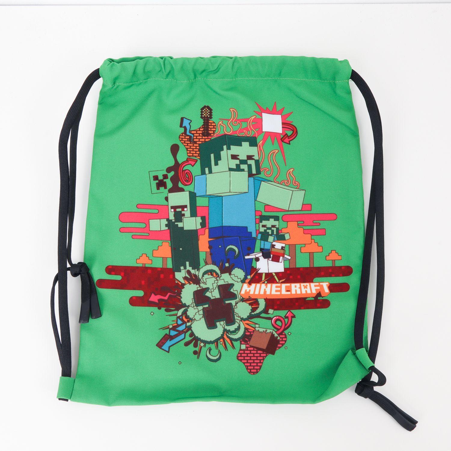 Traje de baño Niño Creeper Verde Minecraft-3