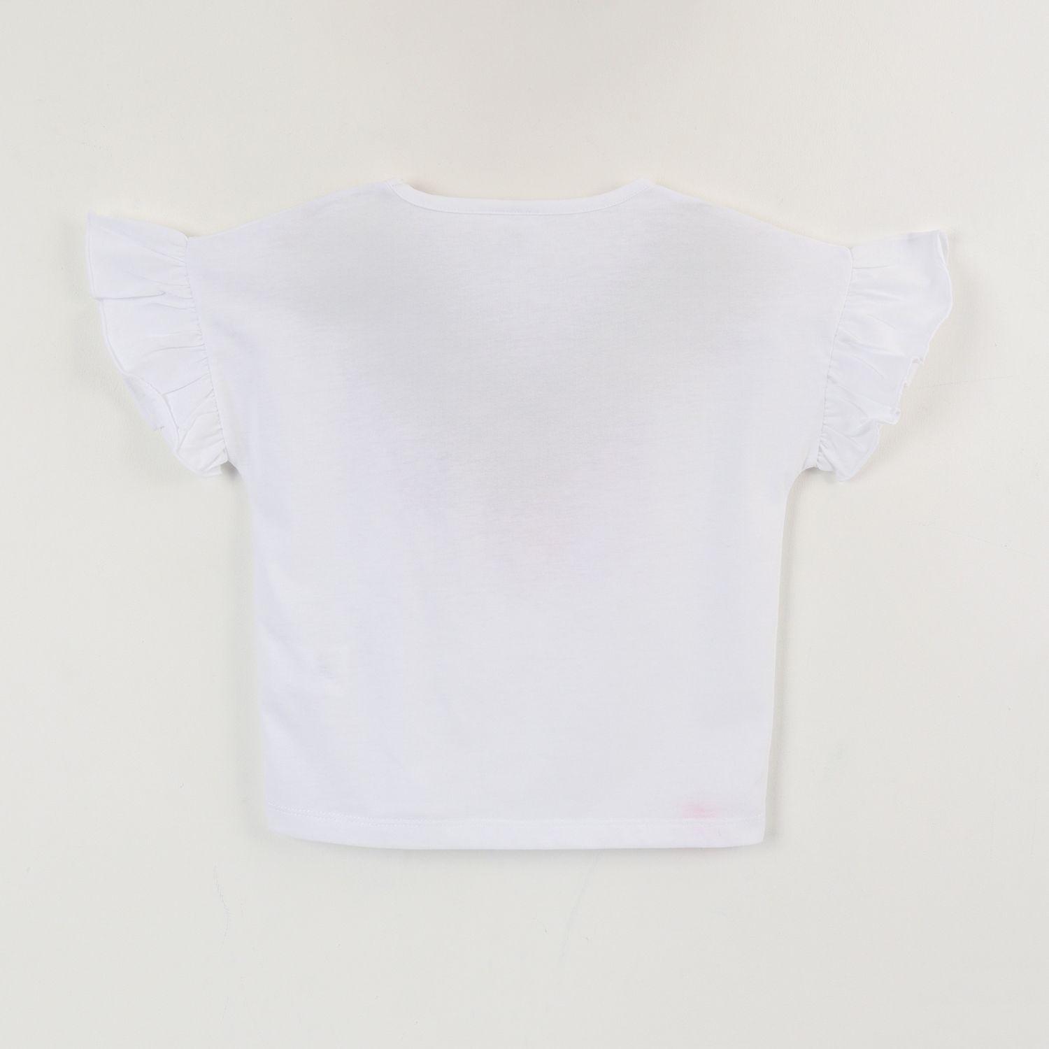 Polera Manga Corta Niña Blanco Skye One Kind Pup Paw Patrol-1