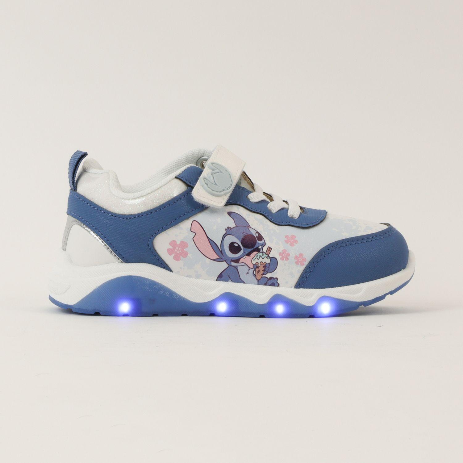 Zapatilla Con Luces Niña Lilo & Stitch Ice Cream Azul Disney-0