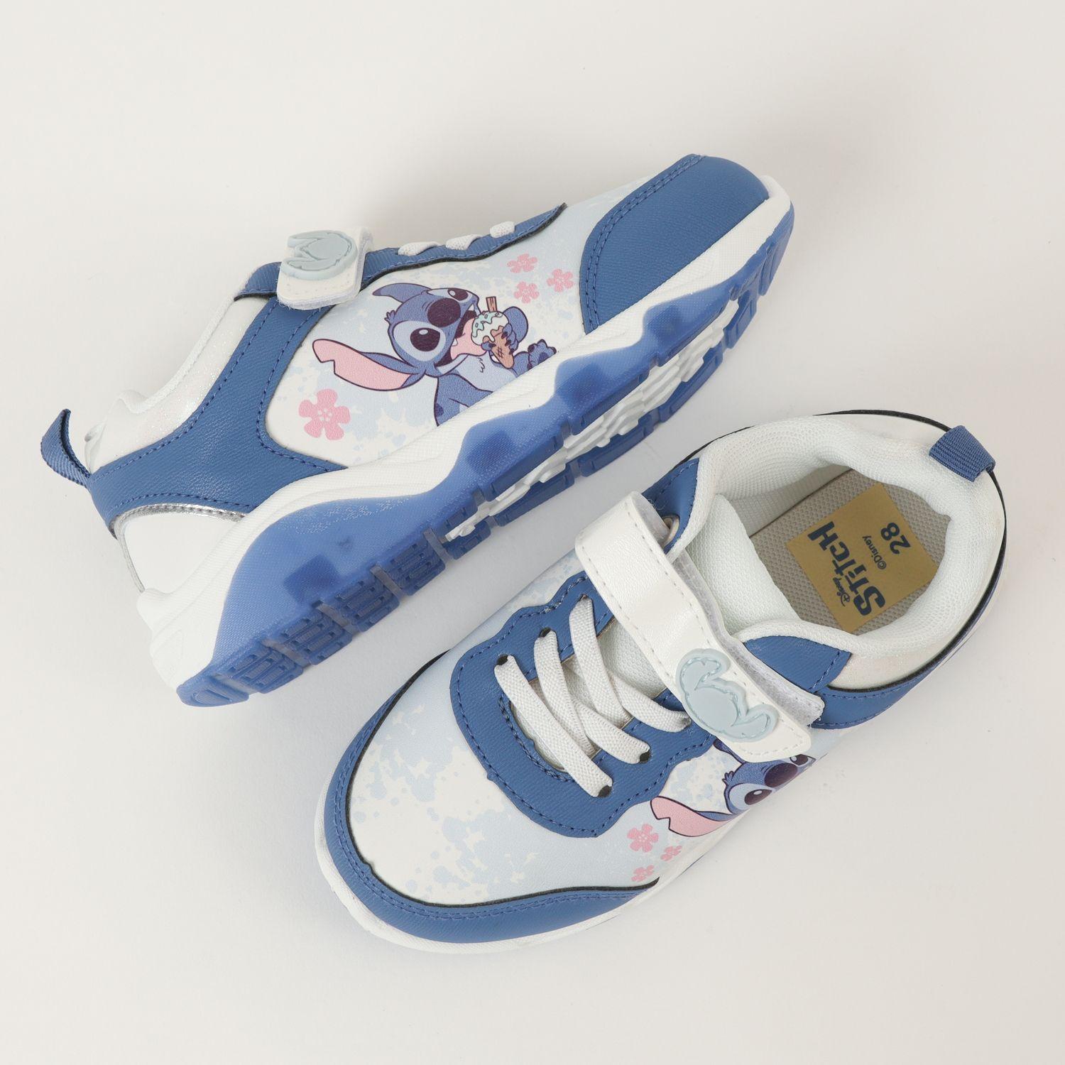 Zapatilla Con Luces Niña Lilo & Stitch Ice Cream Azul Disney-2