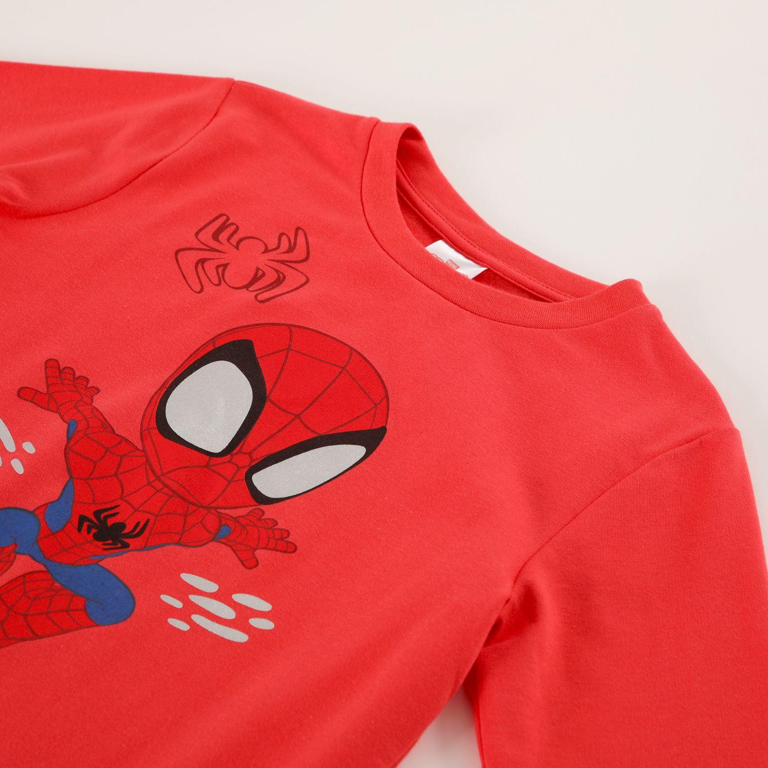 Conjunto Pijama Buzo Niño Spidey Super Pose Rojo Marvel-1
