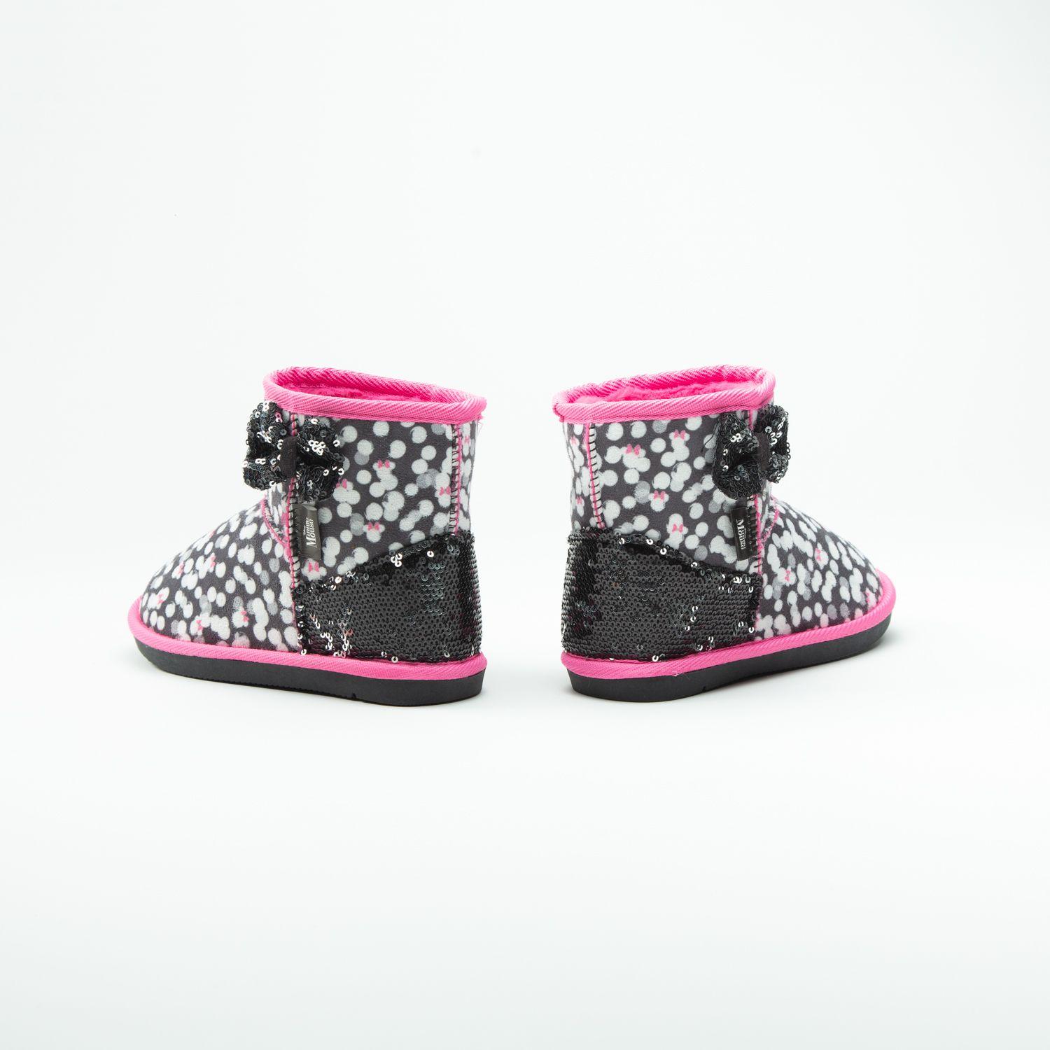 Bota Chiporro Niña Minnie Painted Negro Disney-2