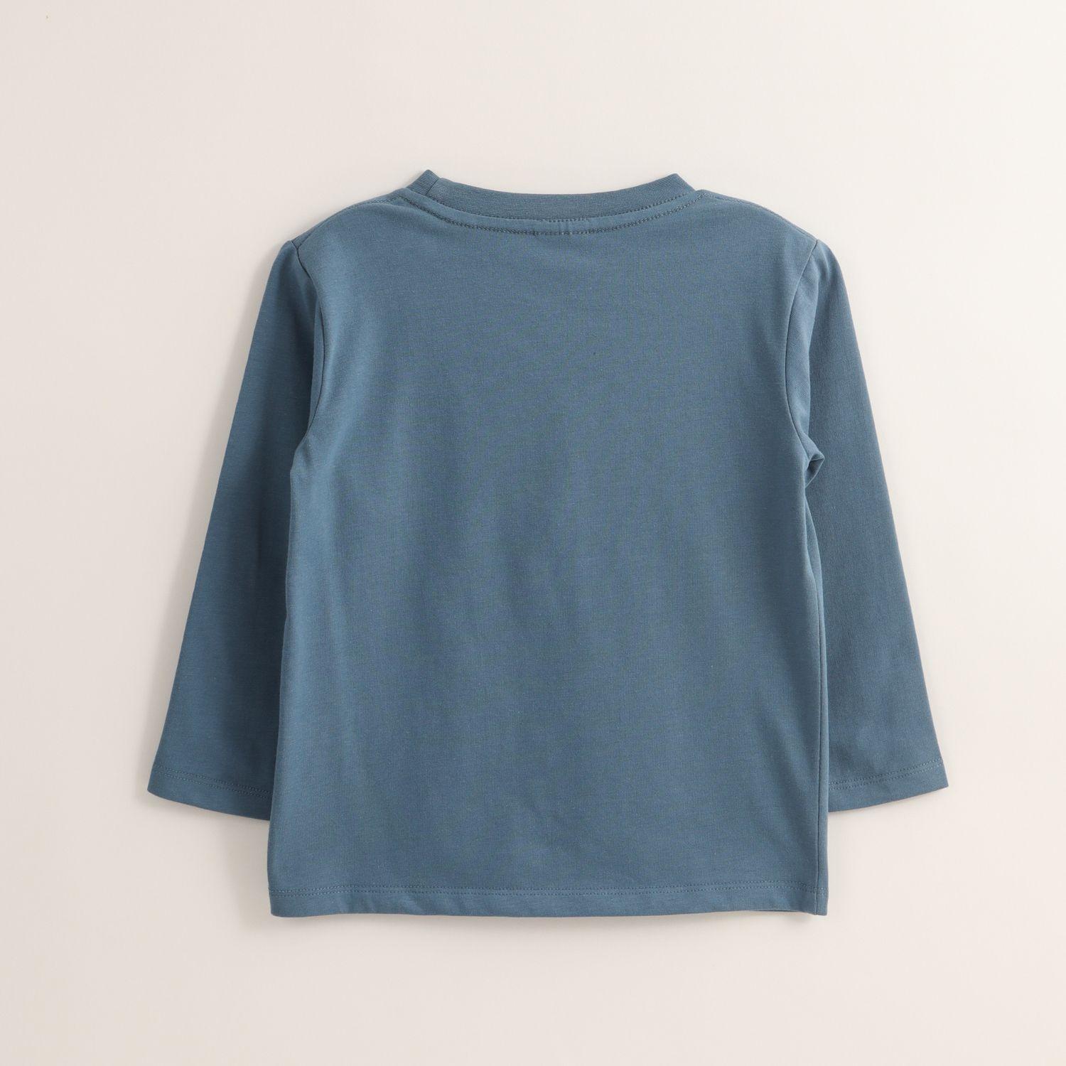 Polera Manga Larga Niño Azul Bingo Y Bluey-2