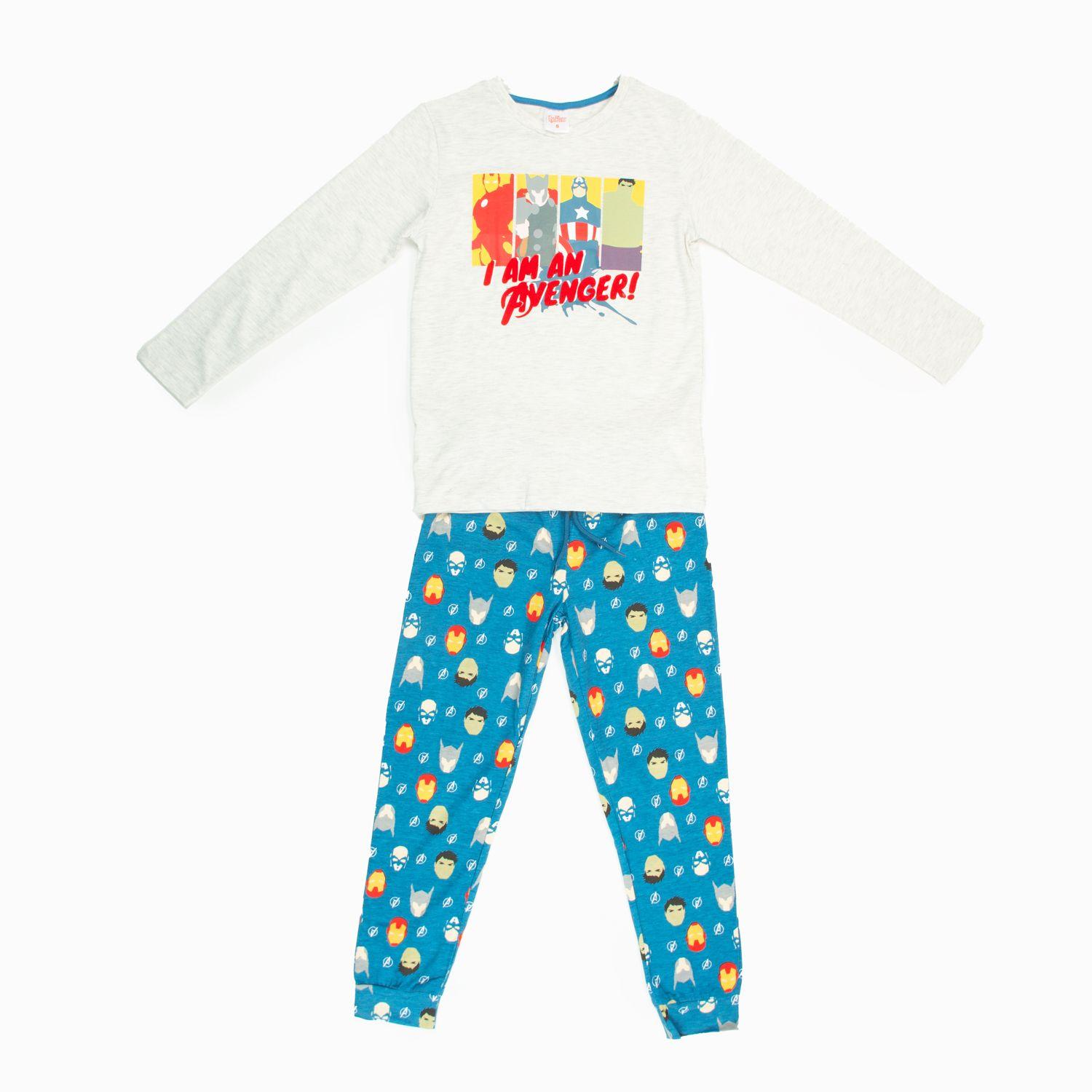 Pijama Niño Avengers Yo soy Gris Marvel-0