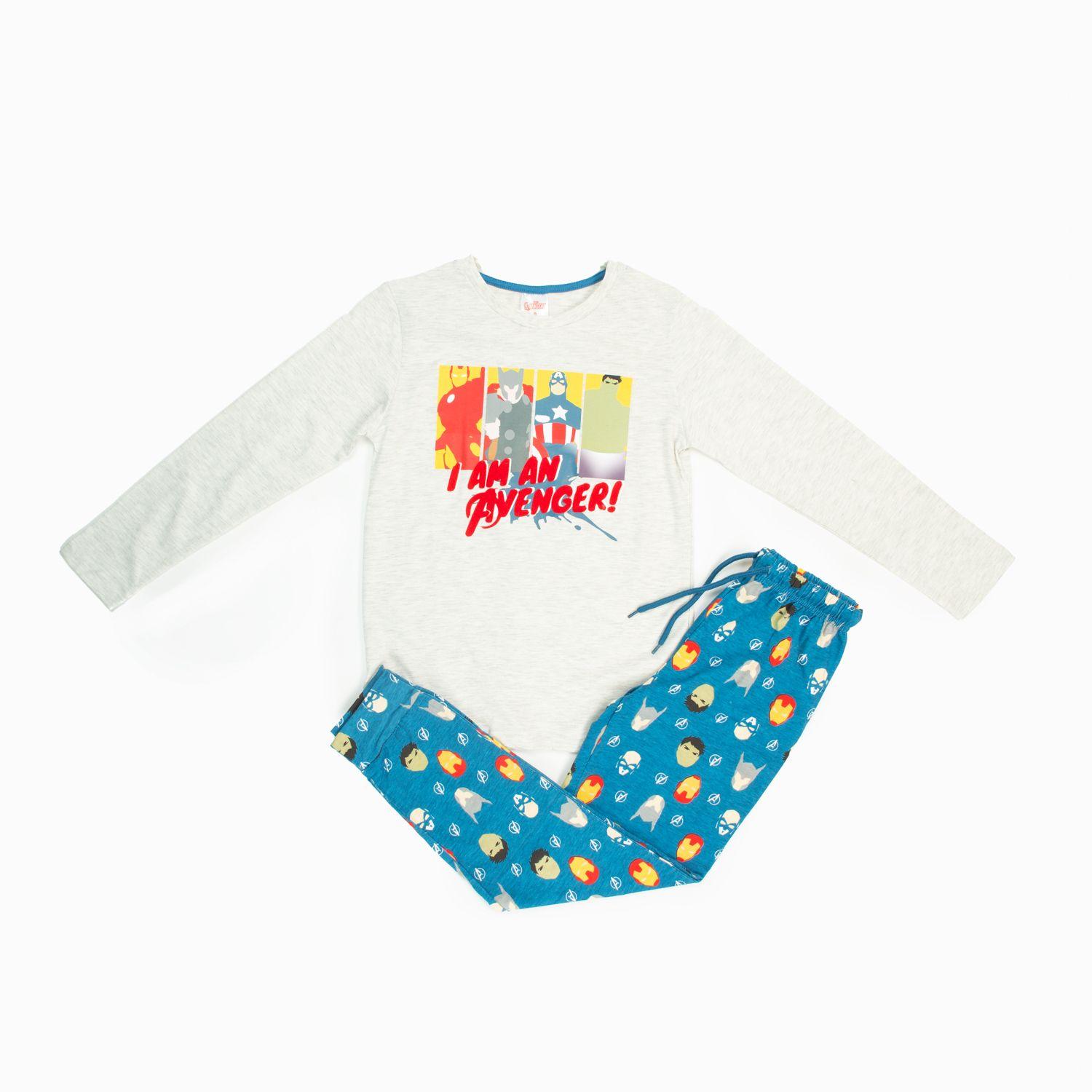 Pijama Niño Avengers Yo soy Gris Marvel-2