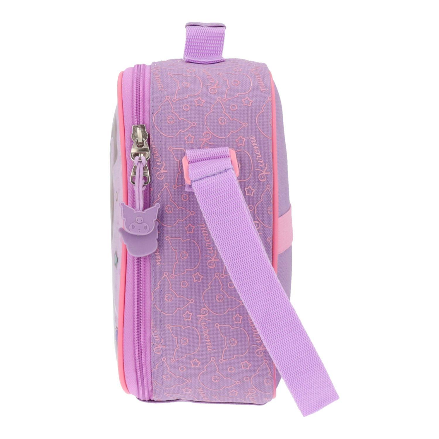 Lonchera Escolar Niña Kuromi Morado Hello Kitty-6