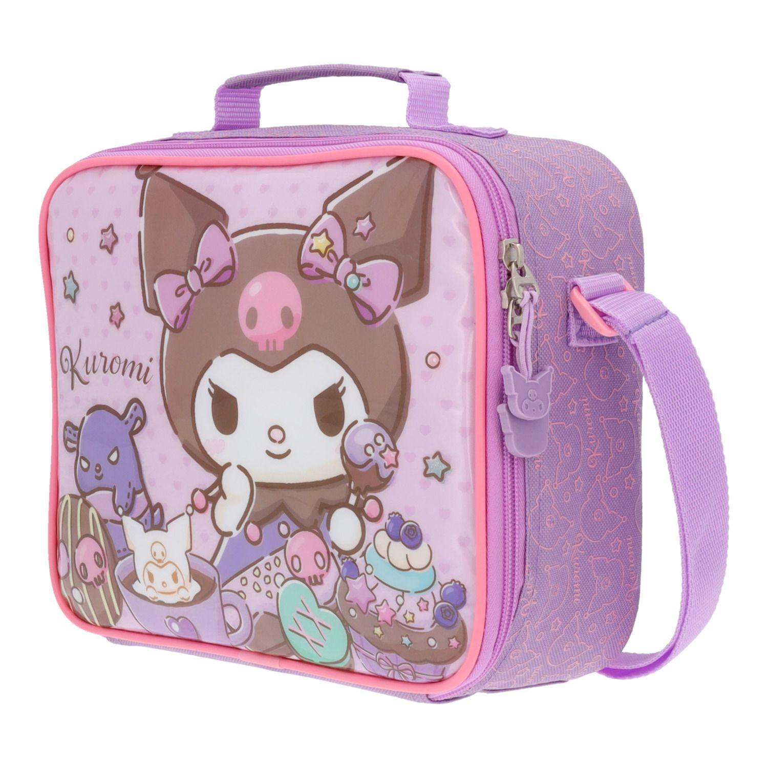 Lonchera Escolar Niña Kuromi Morado Hello Kitty-7