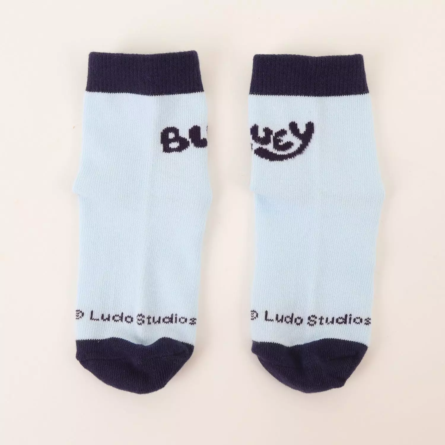Tripack Calcetines Niño Celeste Personaje Bluey-2