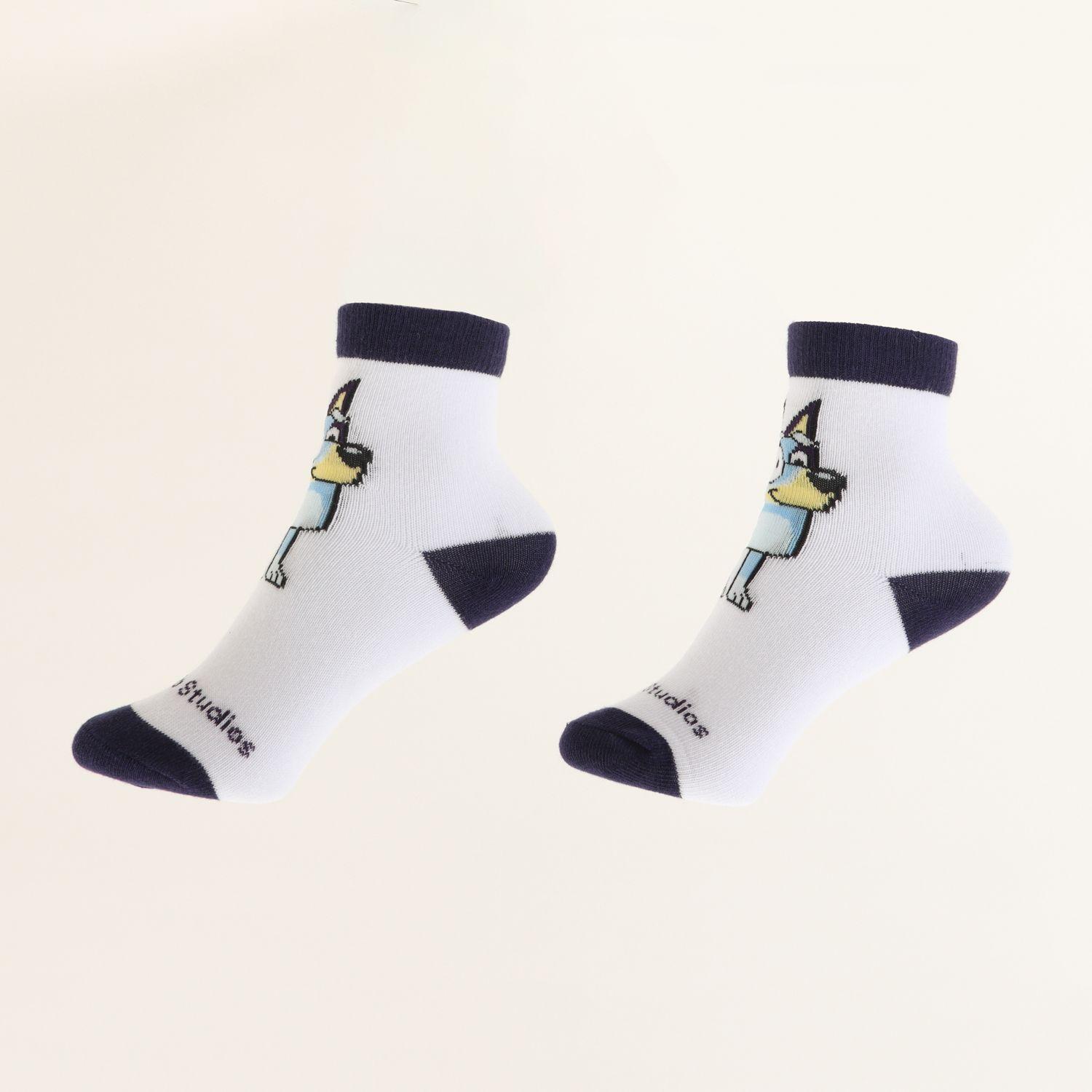 Tripack Calcetines Niño Celeste Personaje Bluey-4