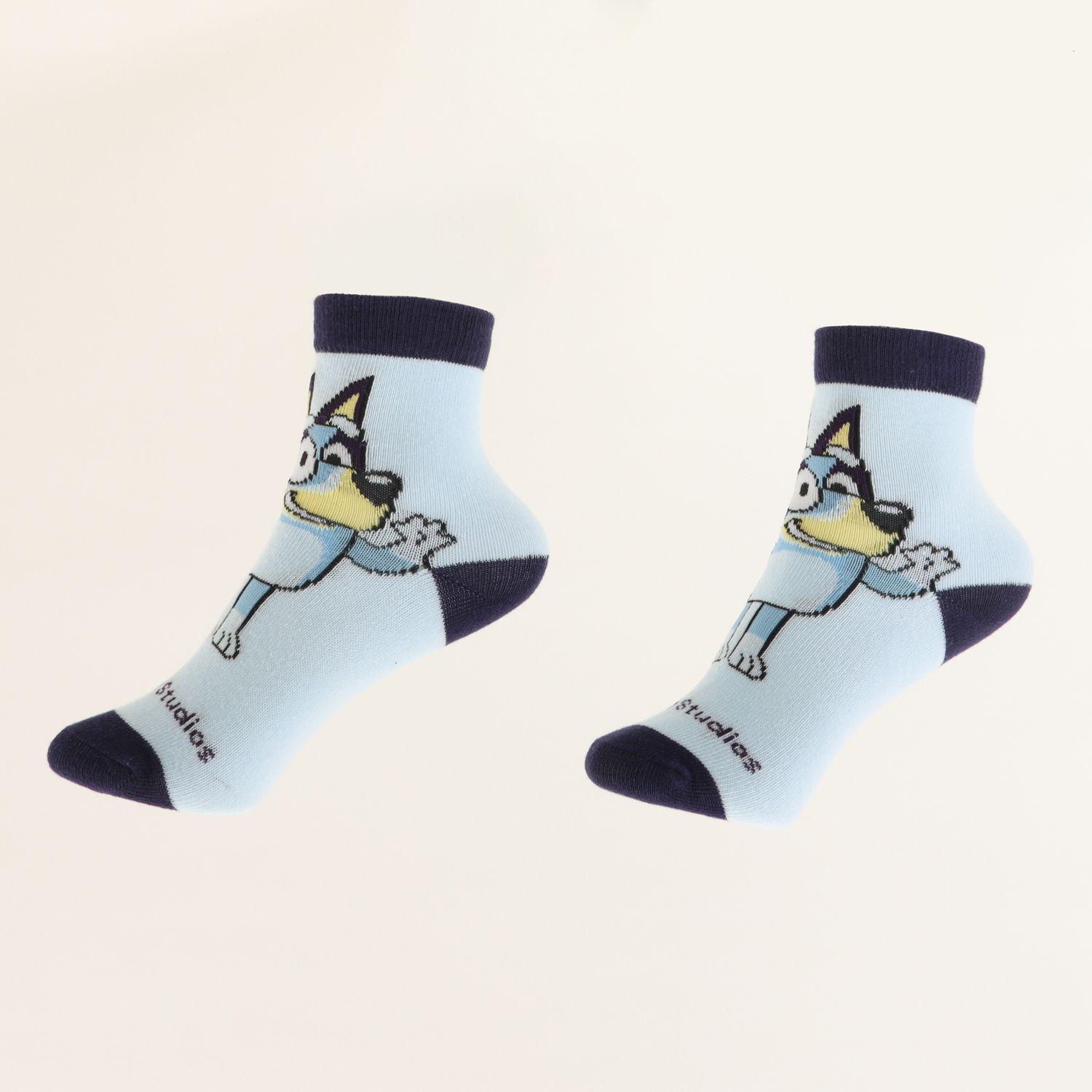 Tripack Calcetines Niño Celeste Personaje Bluey-7