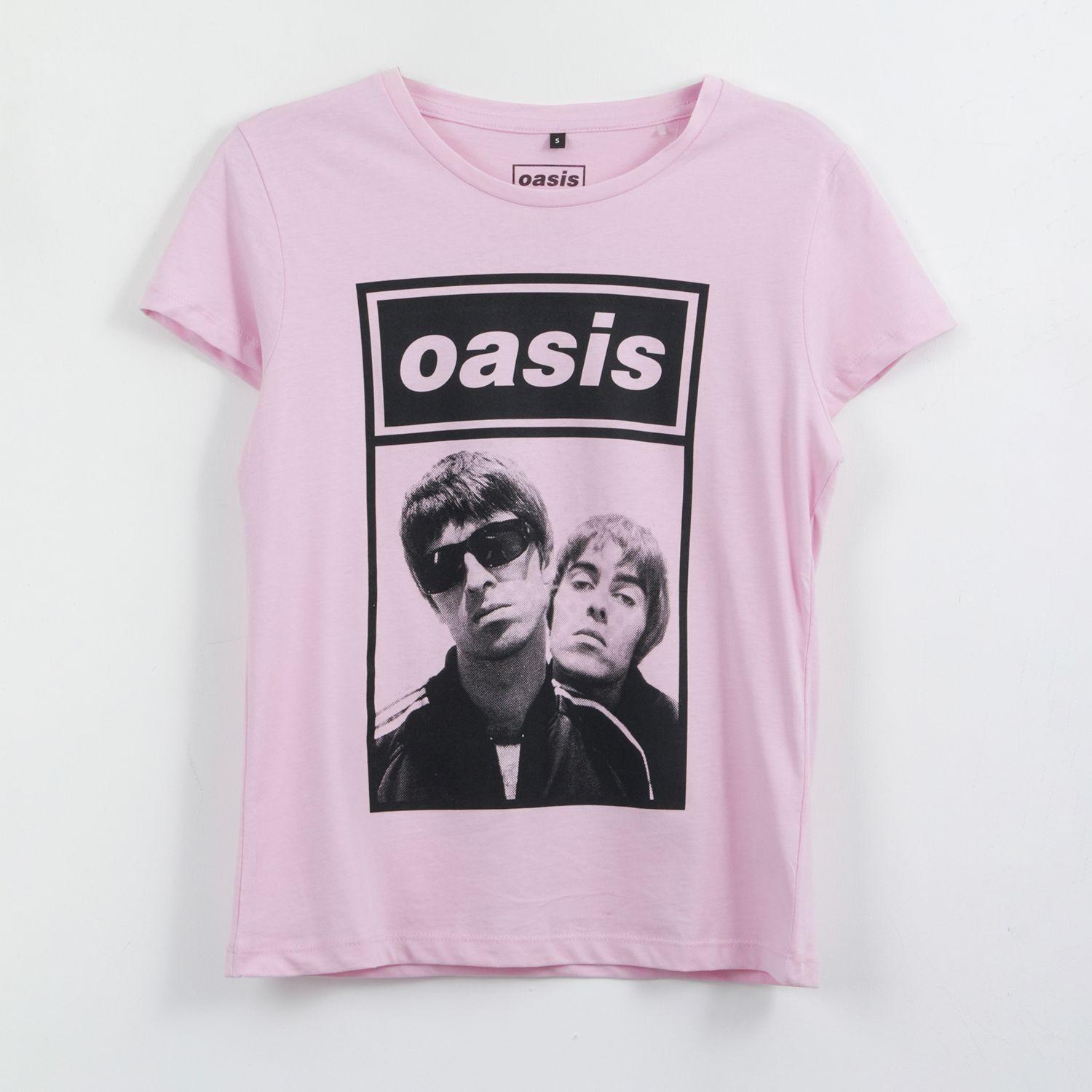 Polera Manga Corta Mujer Rosado Liam & Noel Oasis-1