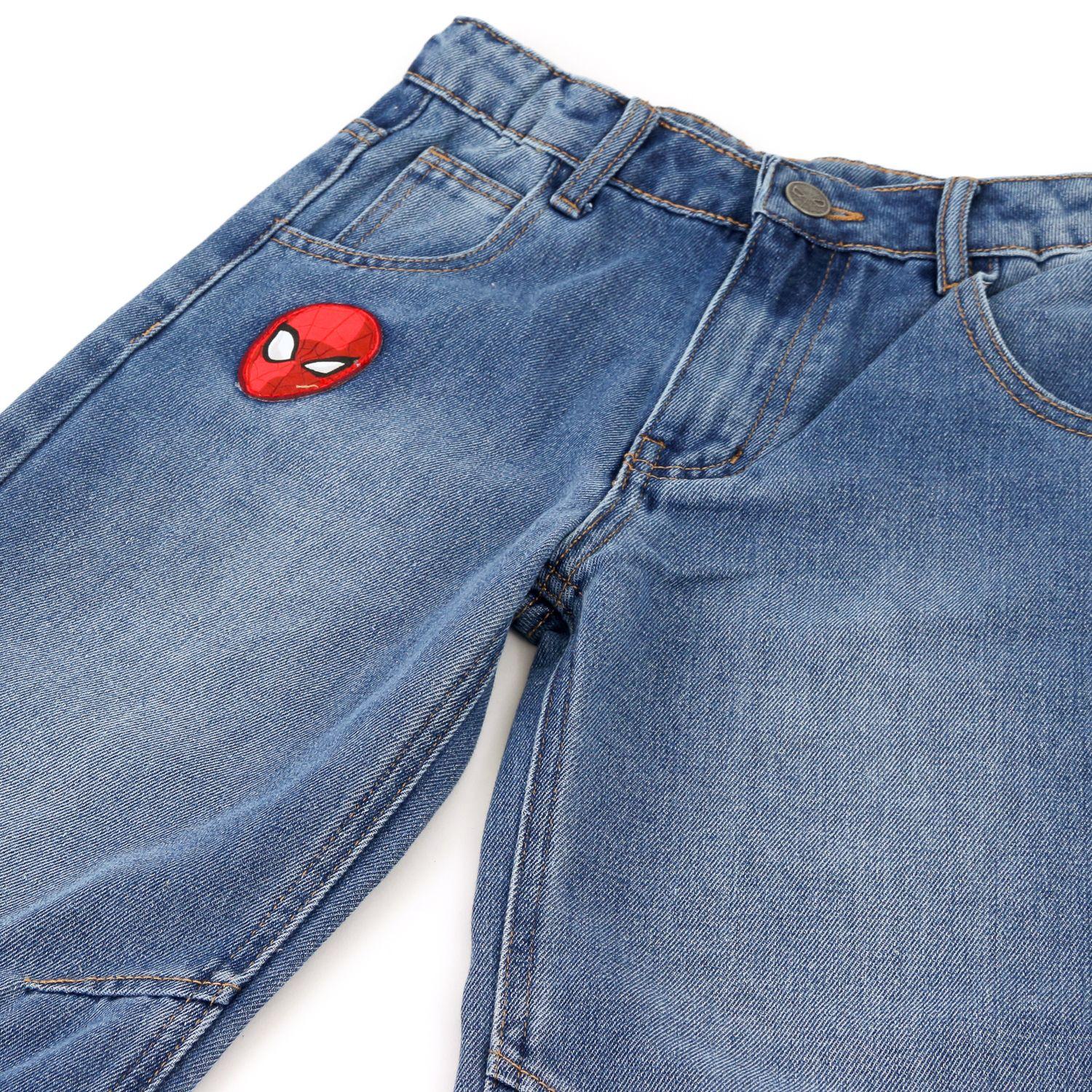 Jeans Niño Spiderman Marvel Mezclilla Azul-2