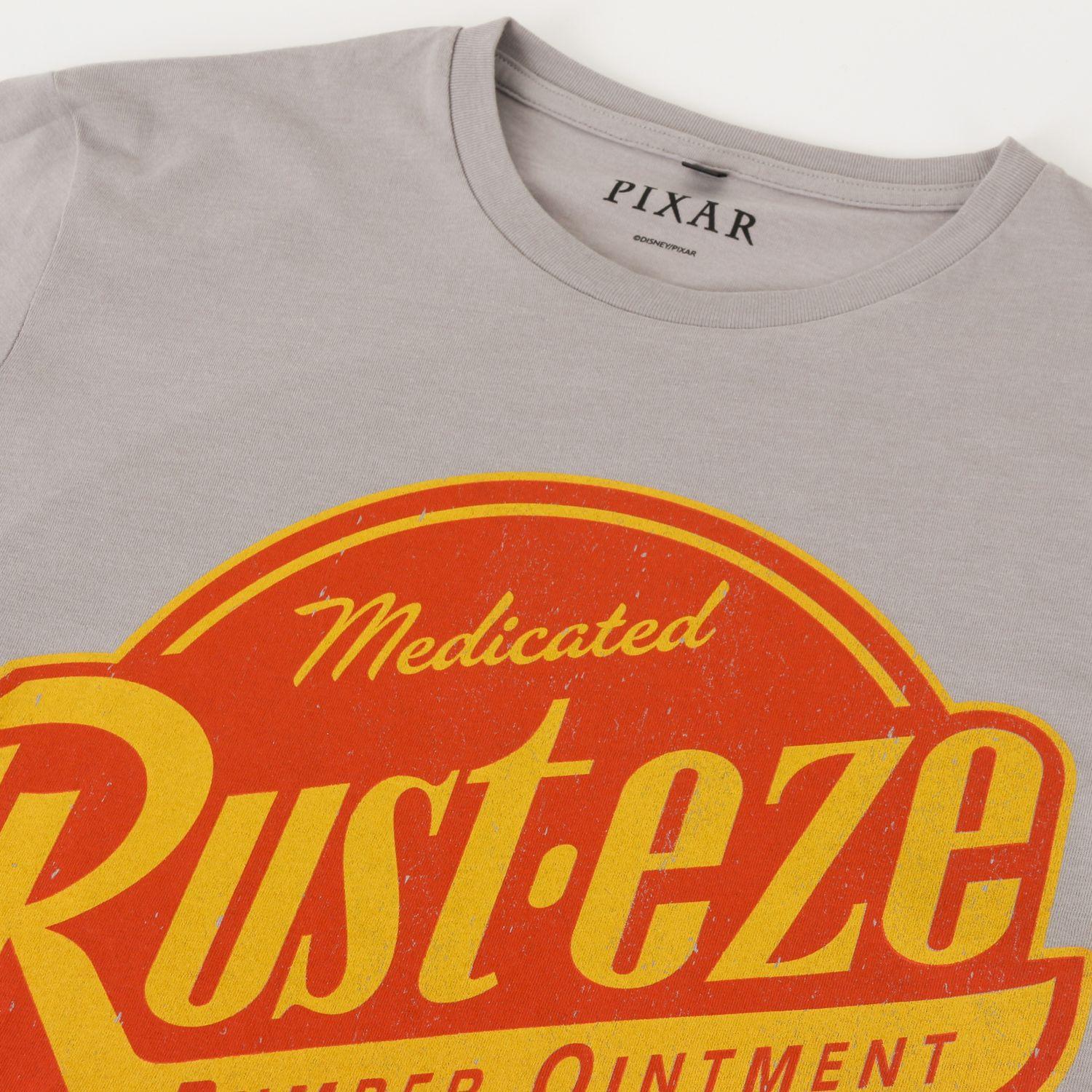 Polera Manga Corta Adulto Gris Cars Pixar Disney-2