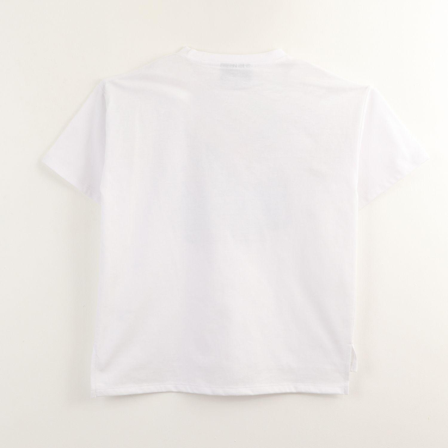 Polera Manga Corta Niño Adventure Blanco Minecraft-2