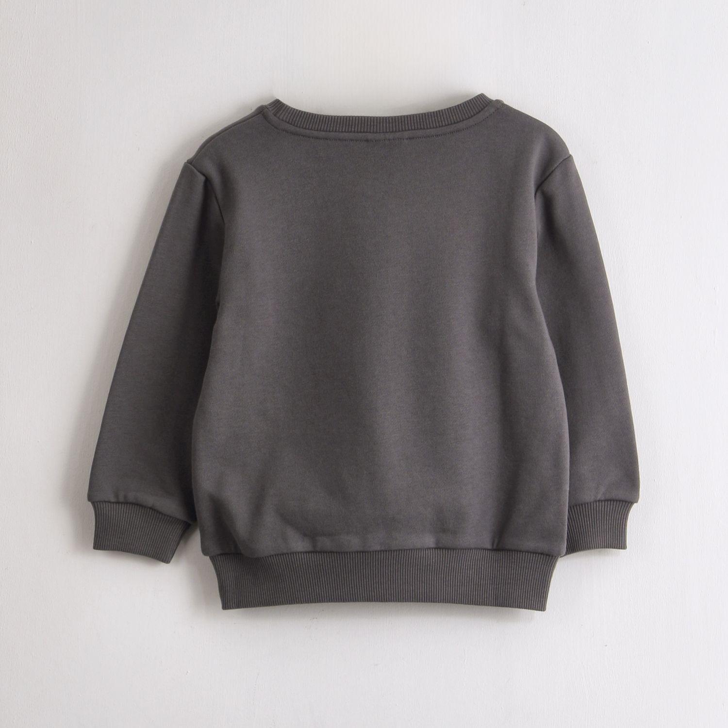 Polerón Cerrado Niña Moana Gris Disney-1