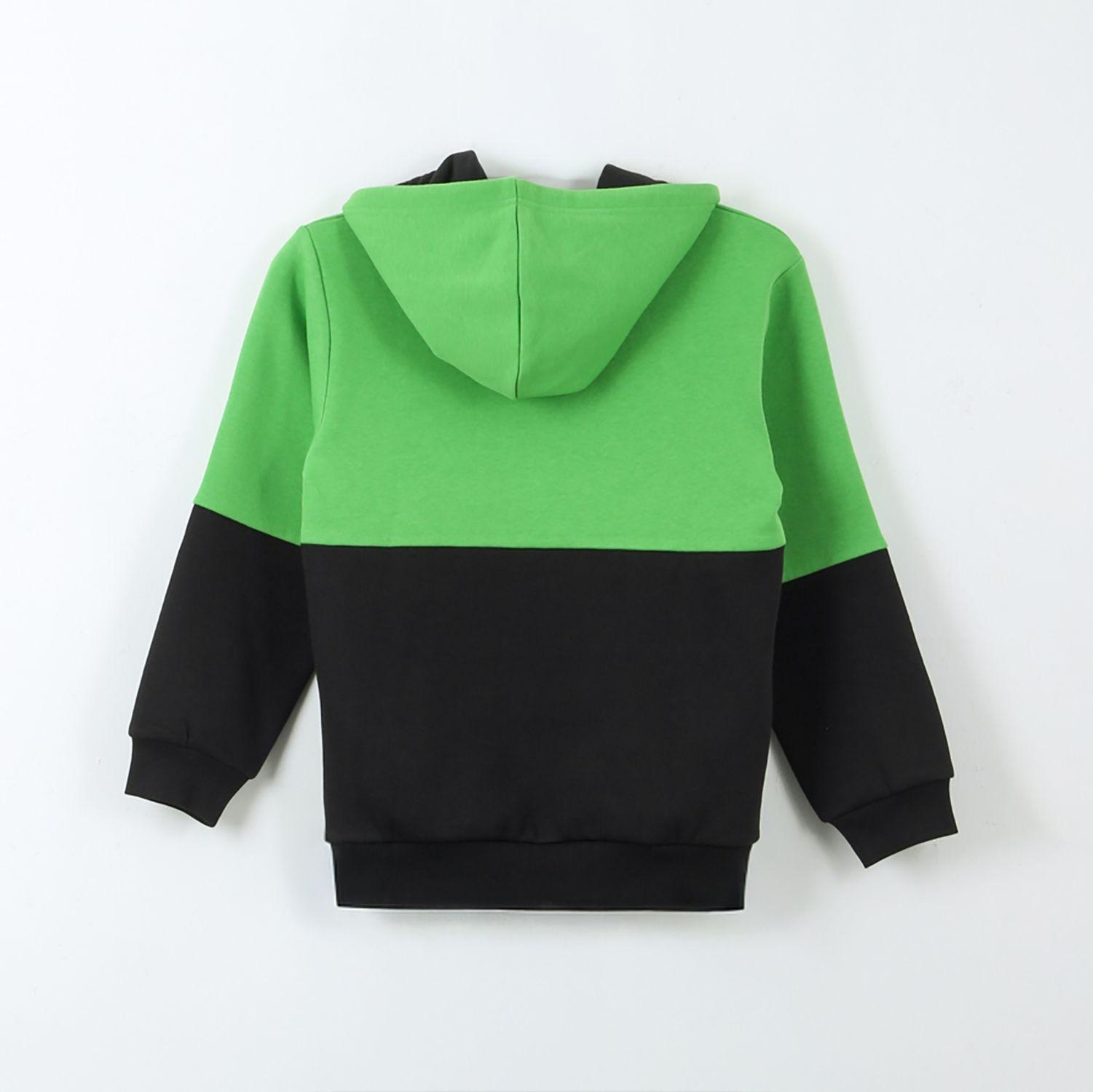 Polerón Niño Hoodie Game Over Verde Minecraft-1